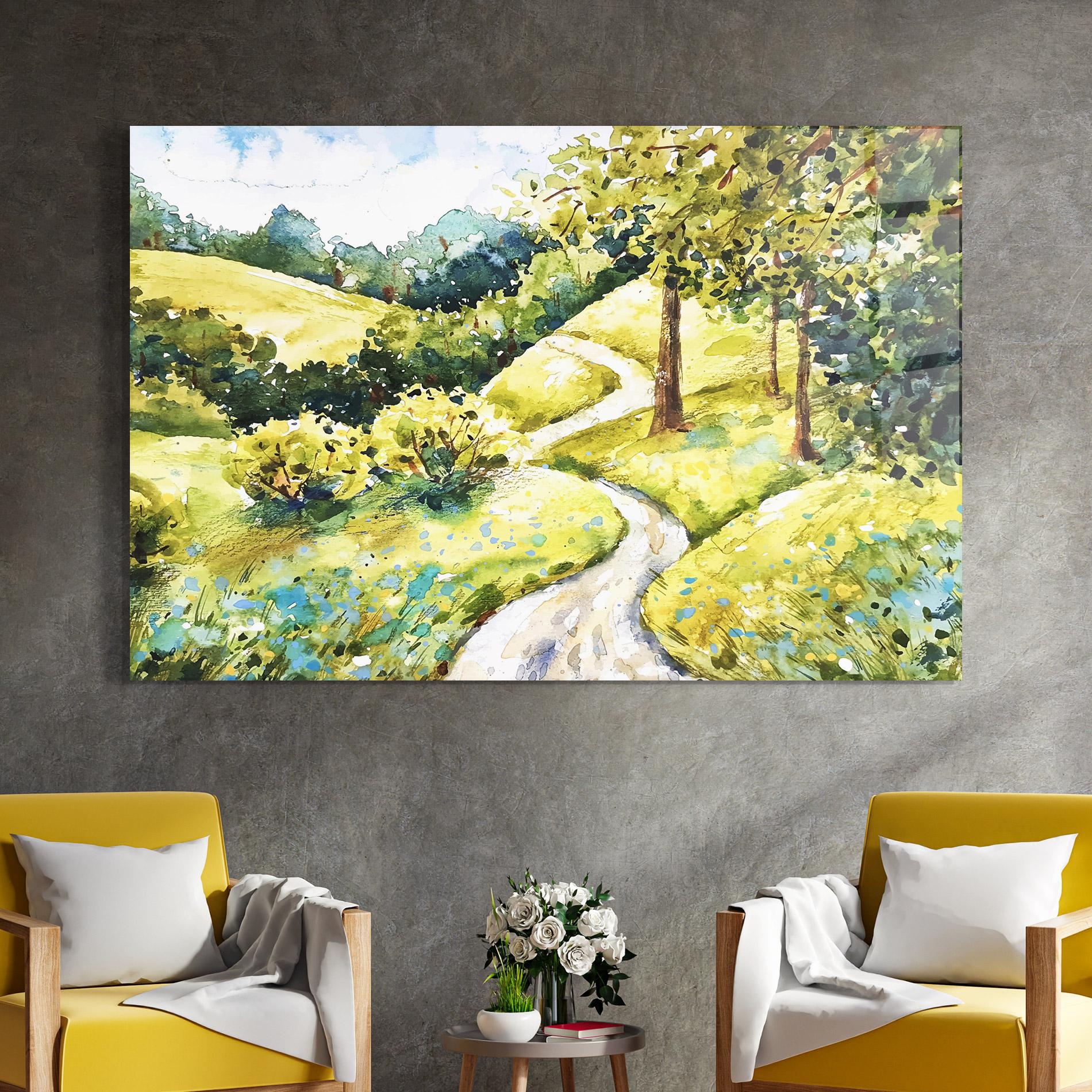 Glasbild Fresh Spring View mockup 4