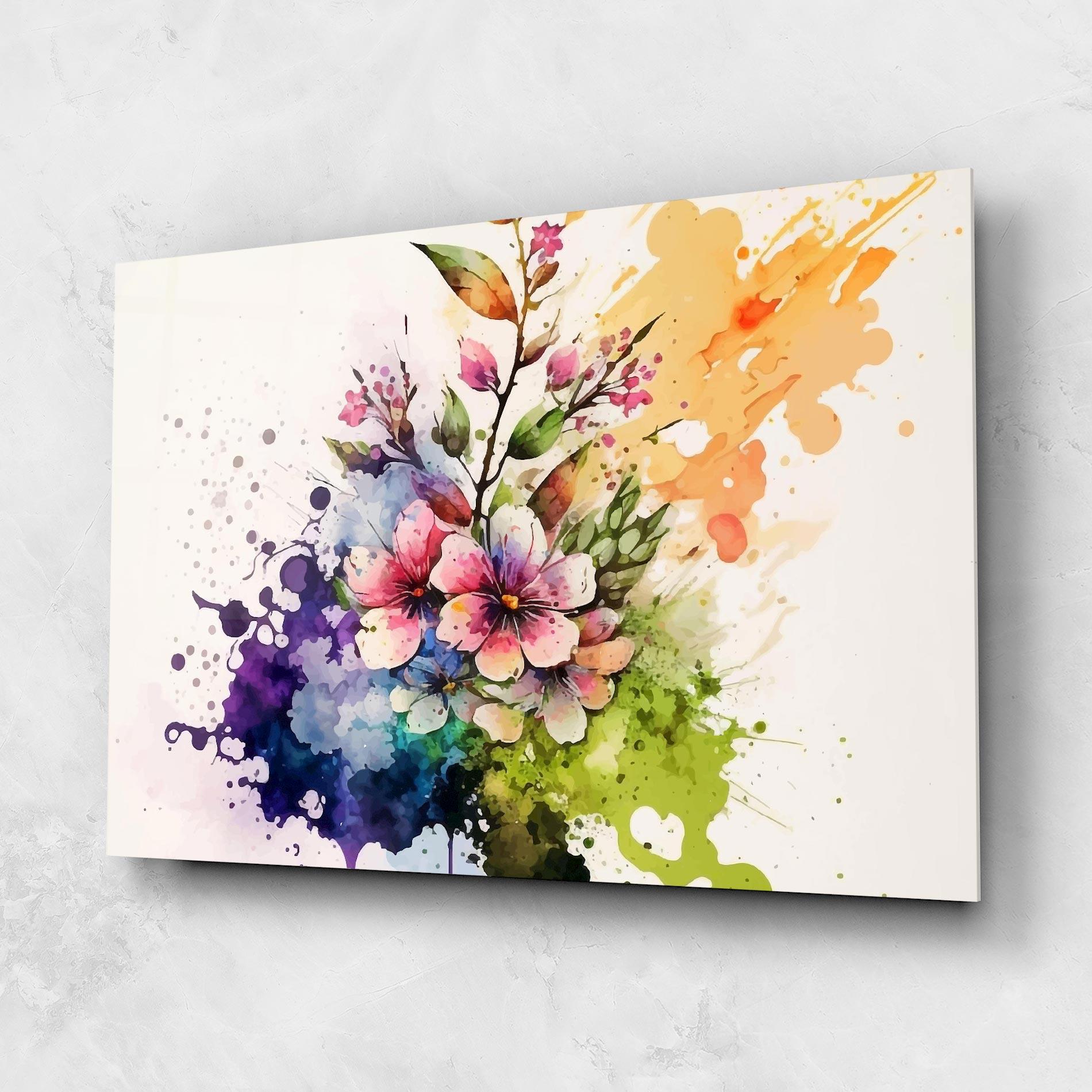 Glasbild Color Mix Spring mockup 1