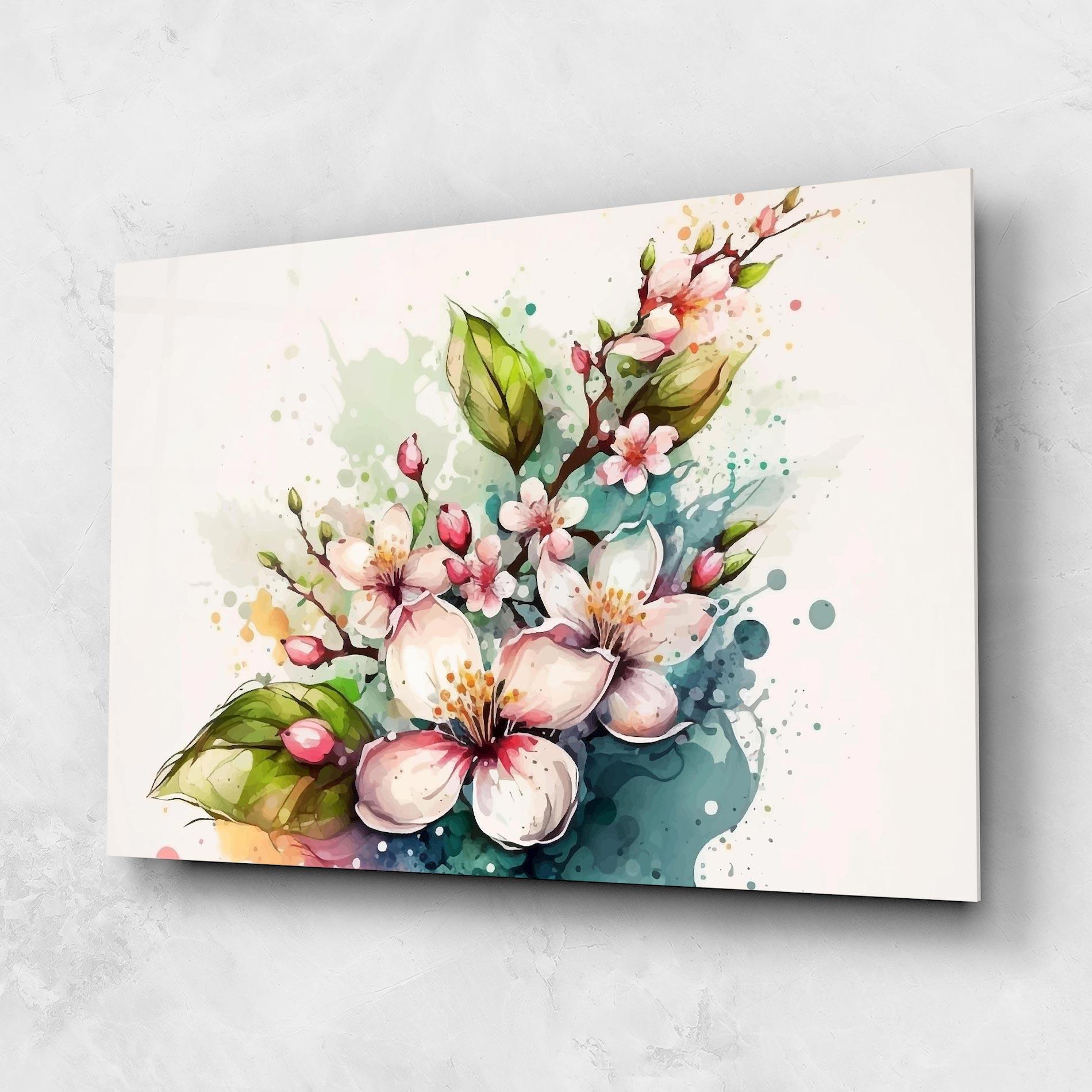 Glasbild Cream Pink Spring mockup 1