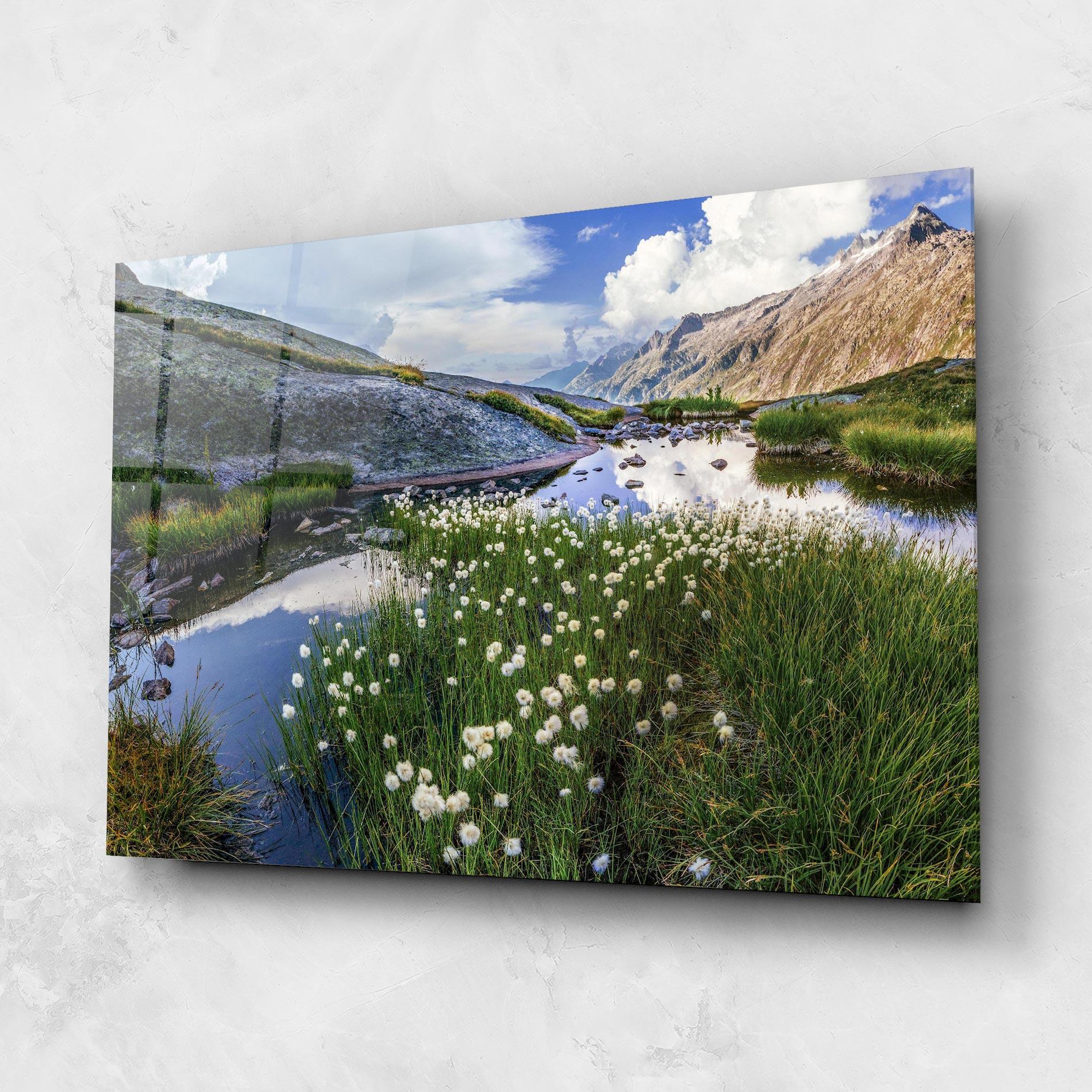 Glasbild Lake Spring View mockup 1