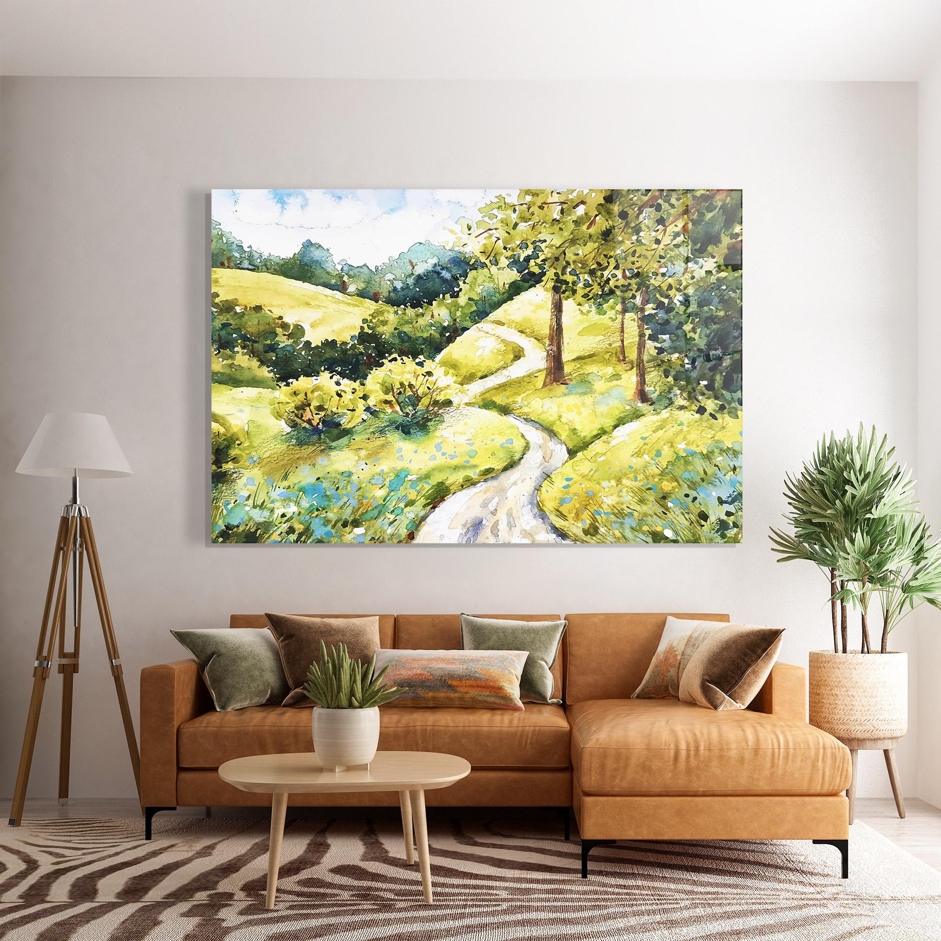 Glasbild Fresh Spring View mockup 7