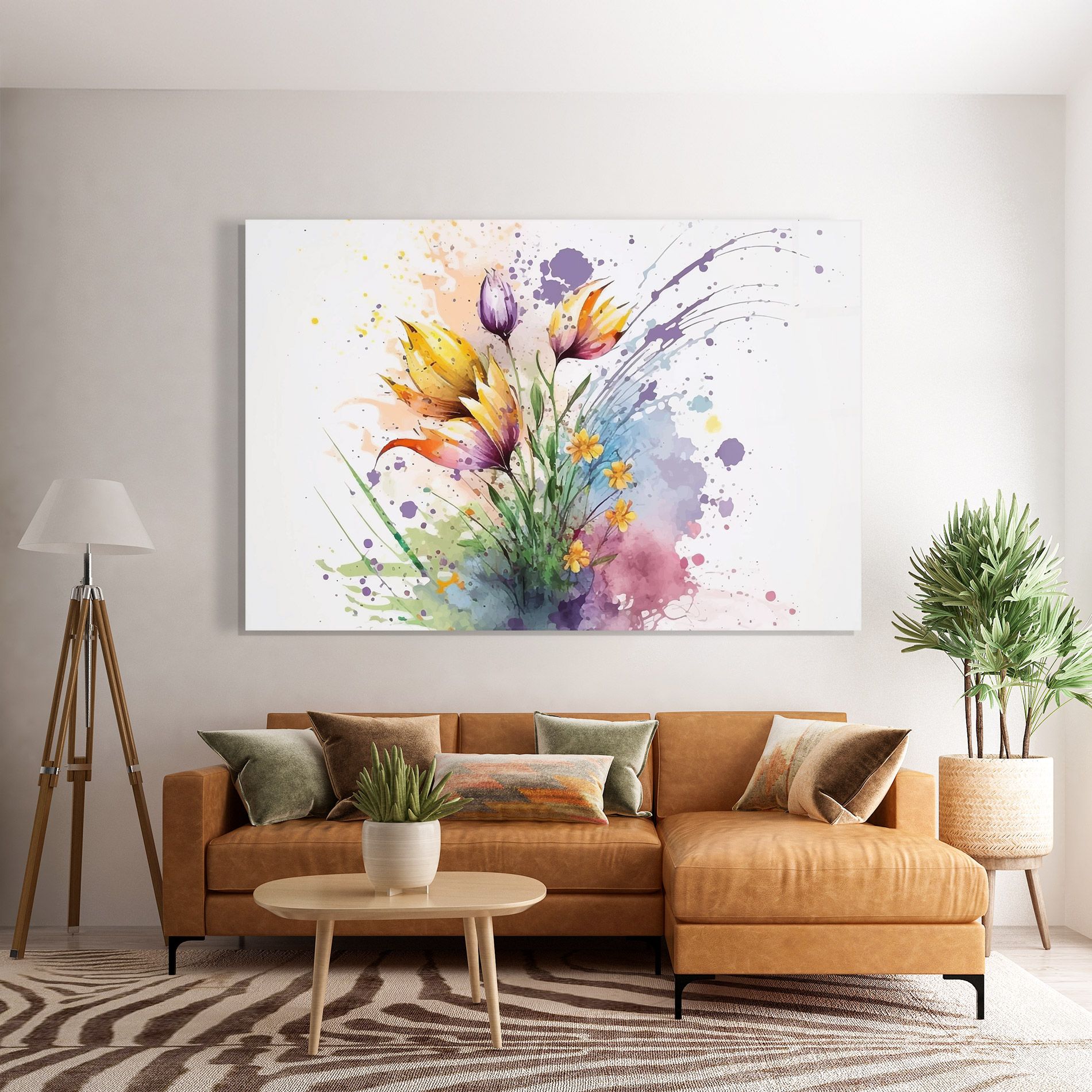 Purple Yellow Spring mockup 7