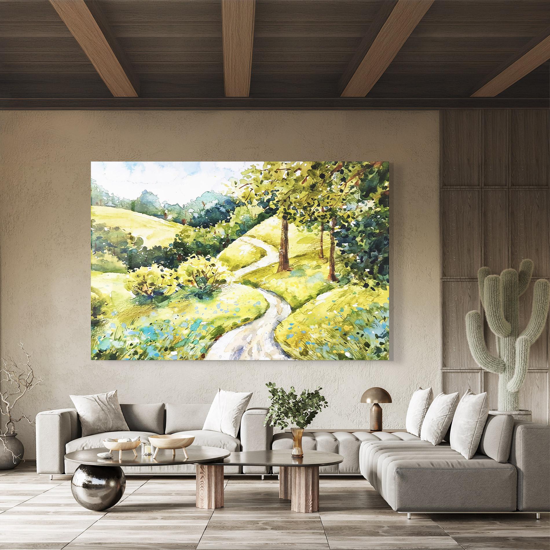 Glasbild Fresh Spring View mockup 8