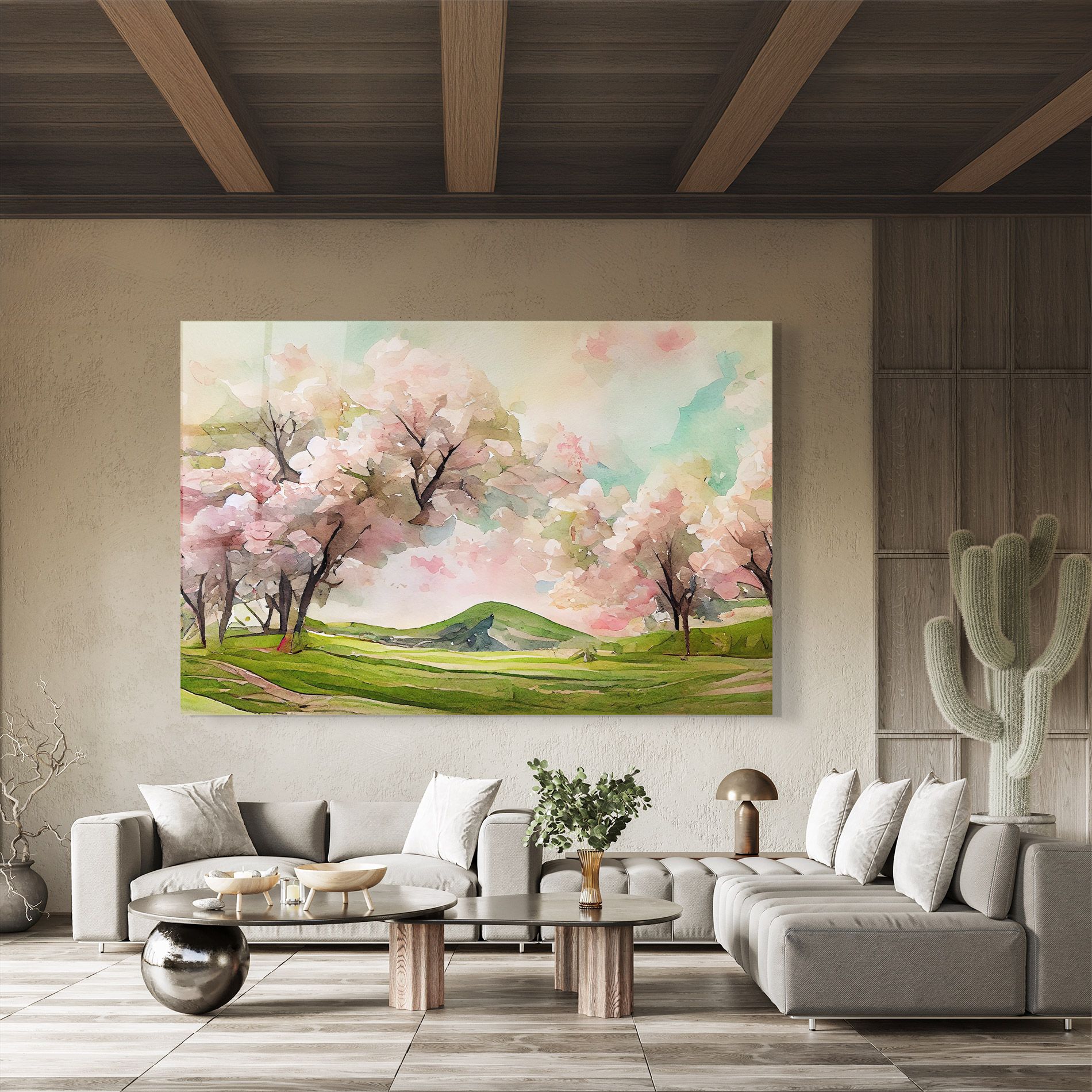 Spring Pink Trees mockup 8