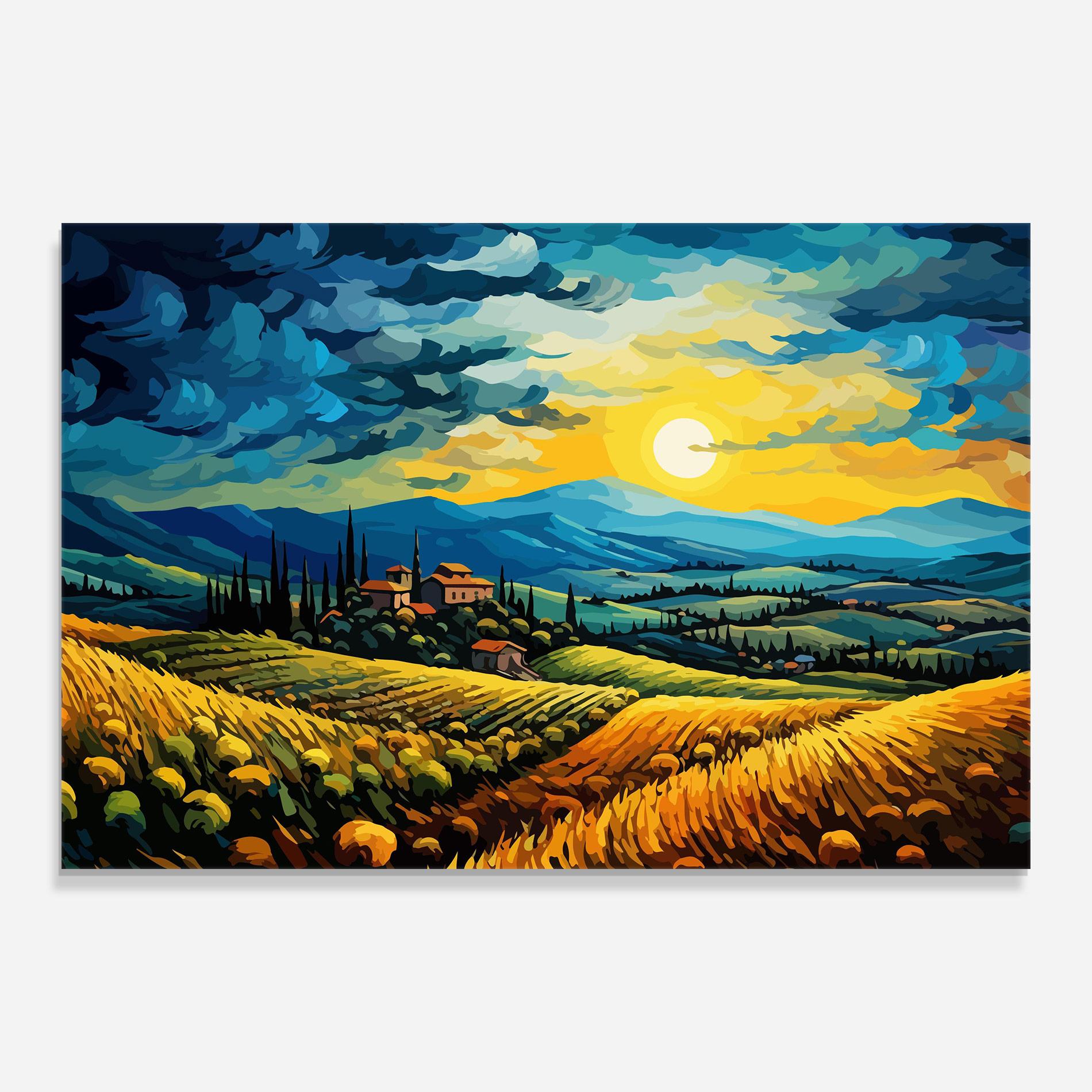 Glasbild Rural Fantasy View mockup 0