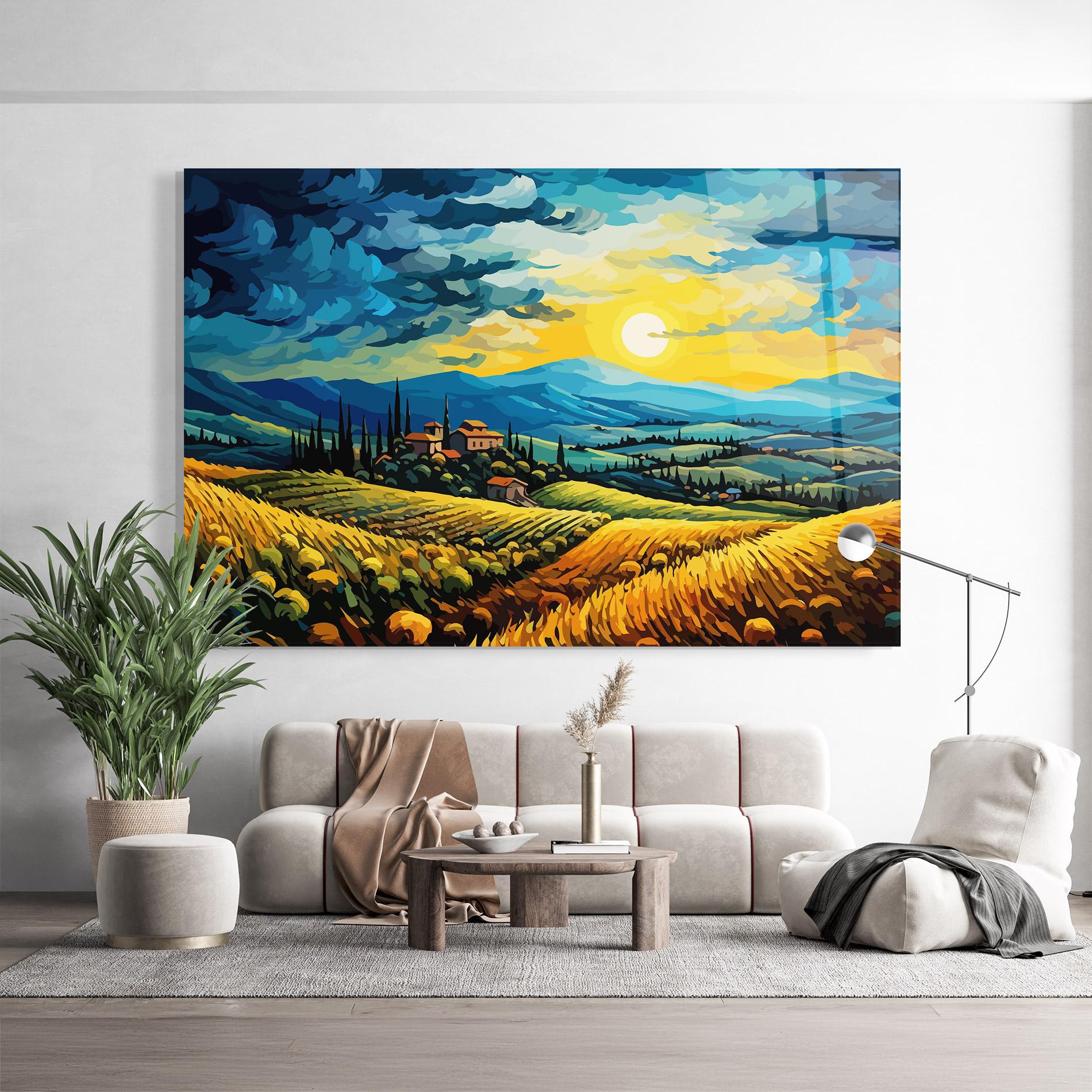 Glasbild Rural Fantasy View mockup 9