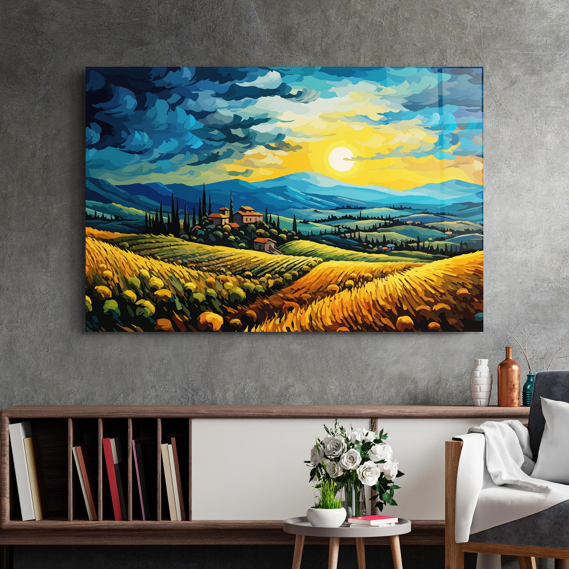 Glasbild Rural Fantasy View mockup 2