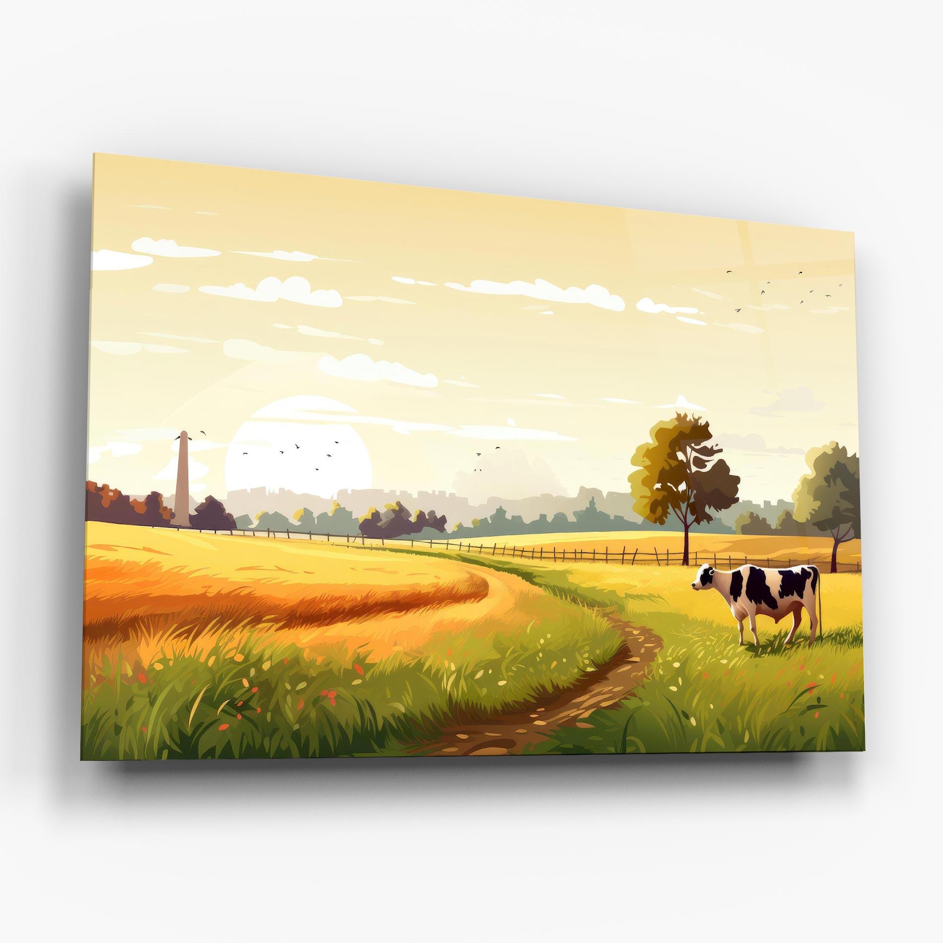 Glasbild Grazing Farm mockup 6