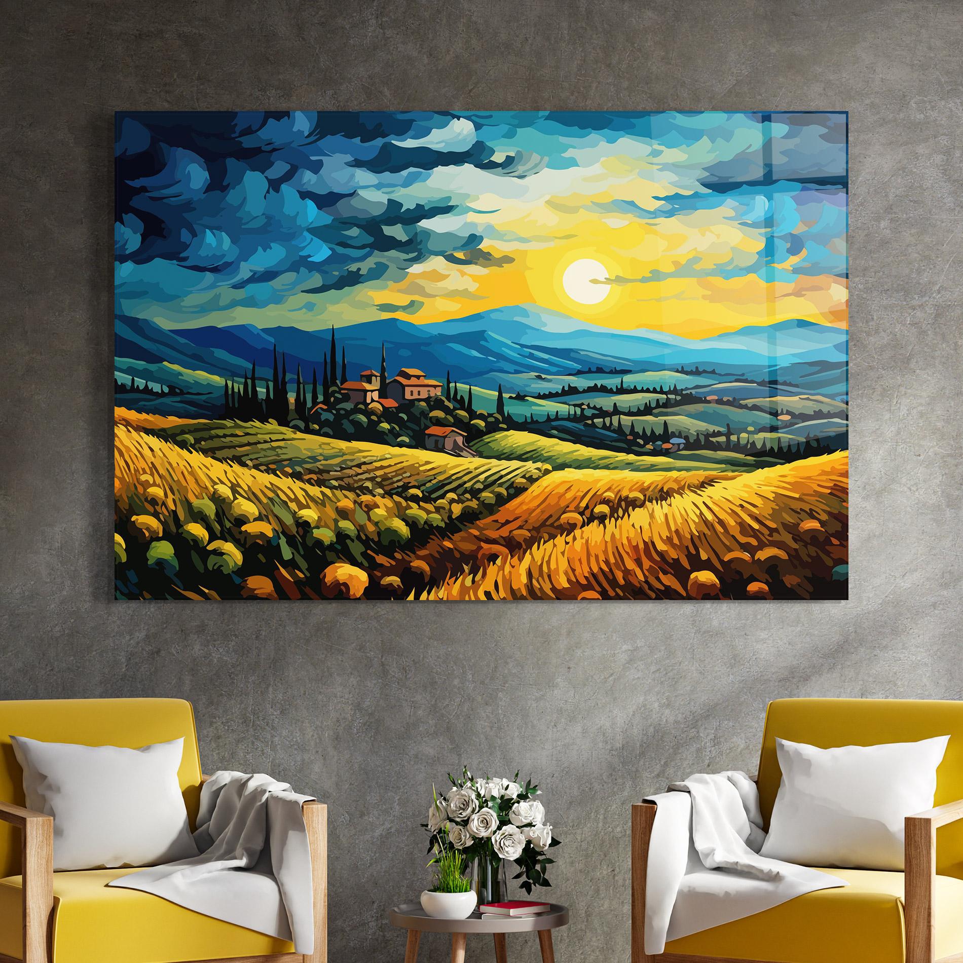 Glasbild Rural Fantasy View mockup 4