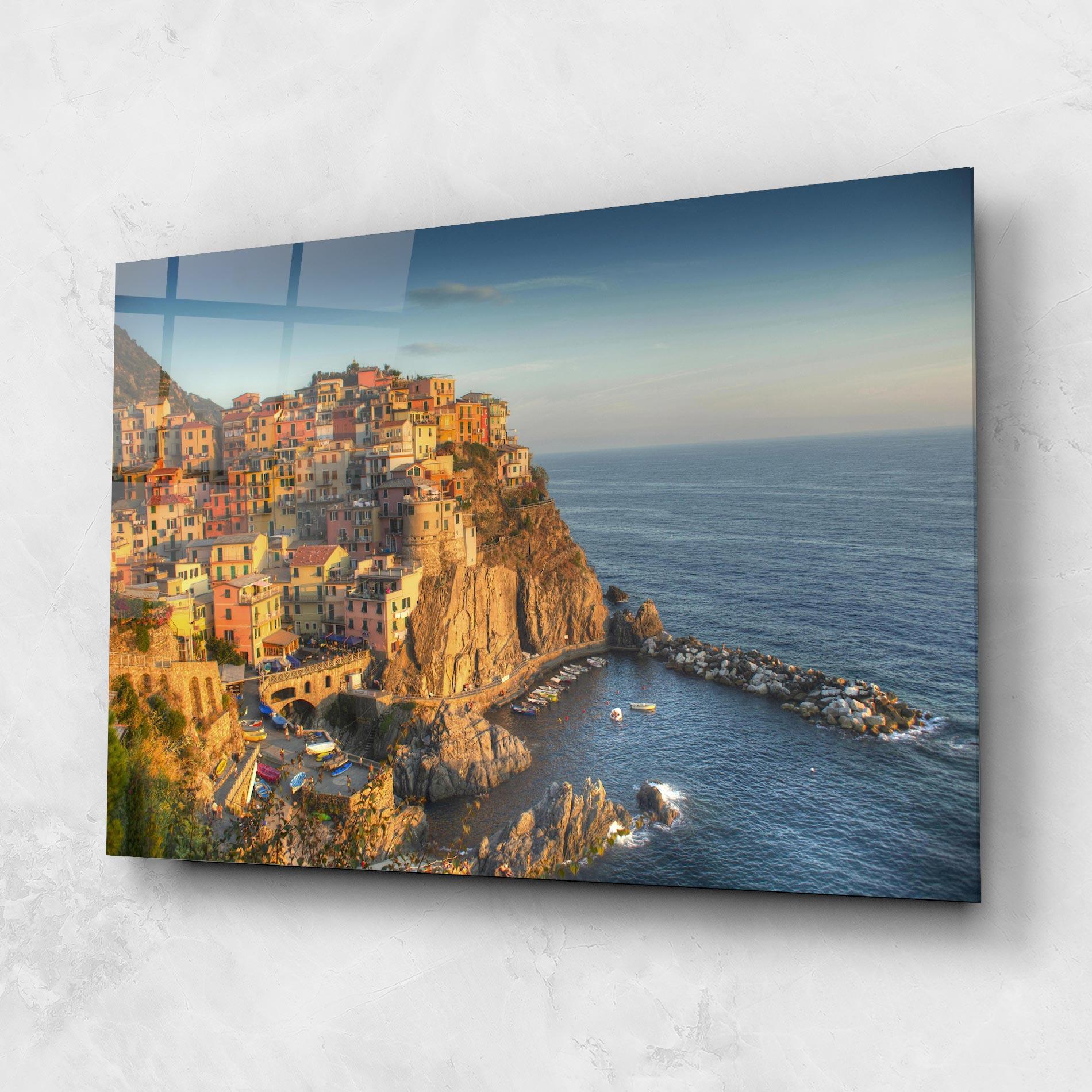 Glasbild Cinque Terrre mockup 1