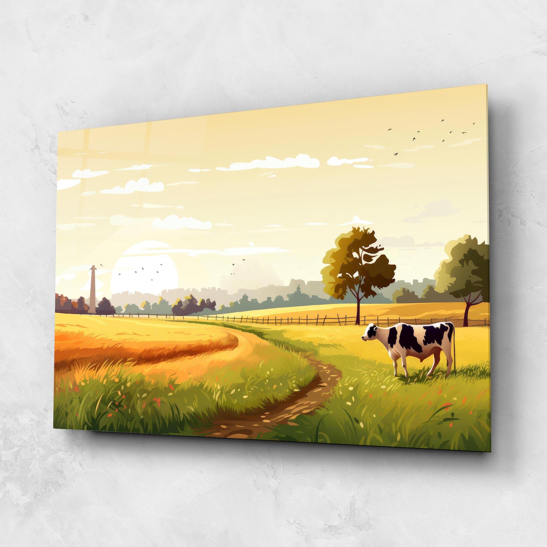 Glasbild Grazing Farm mockup 1