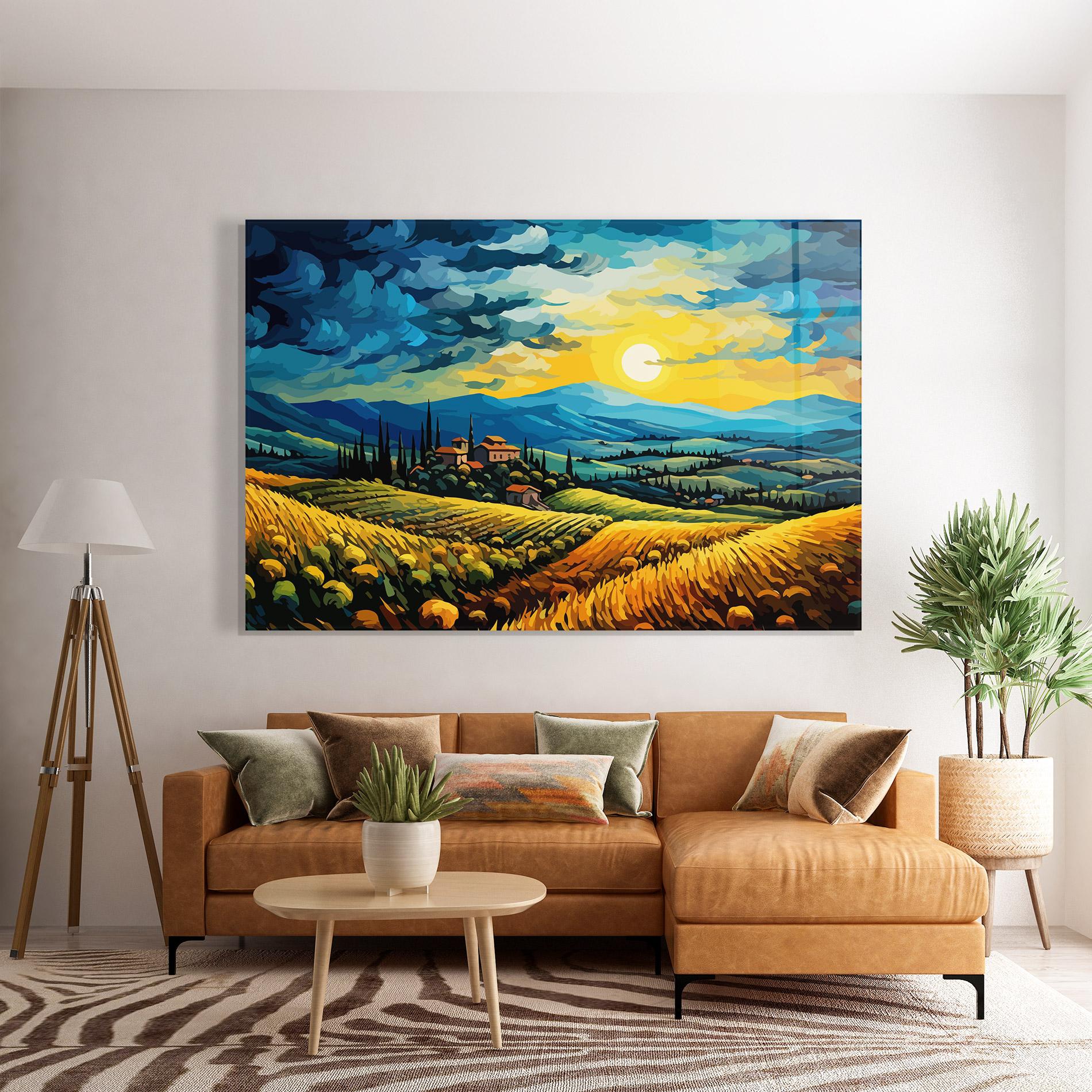 Glasbild Rural Fantasy View mockup 7