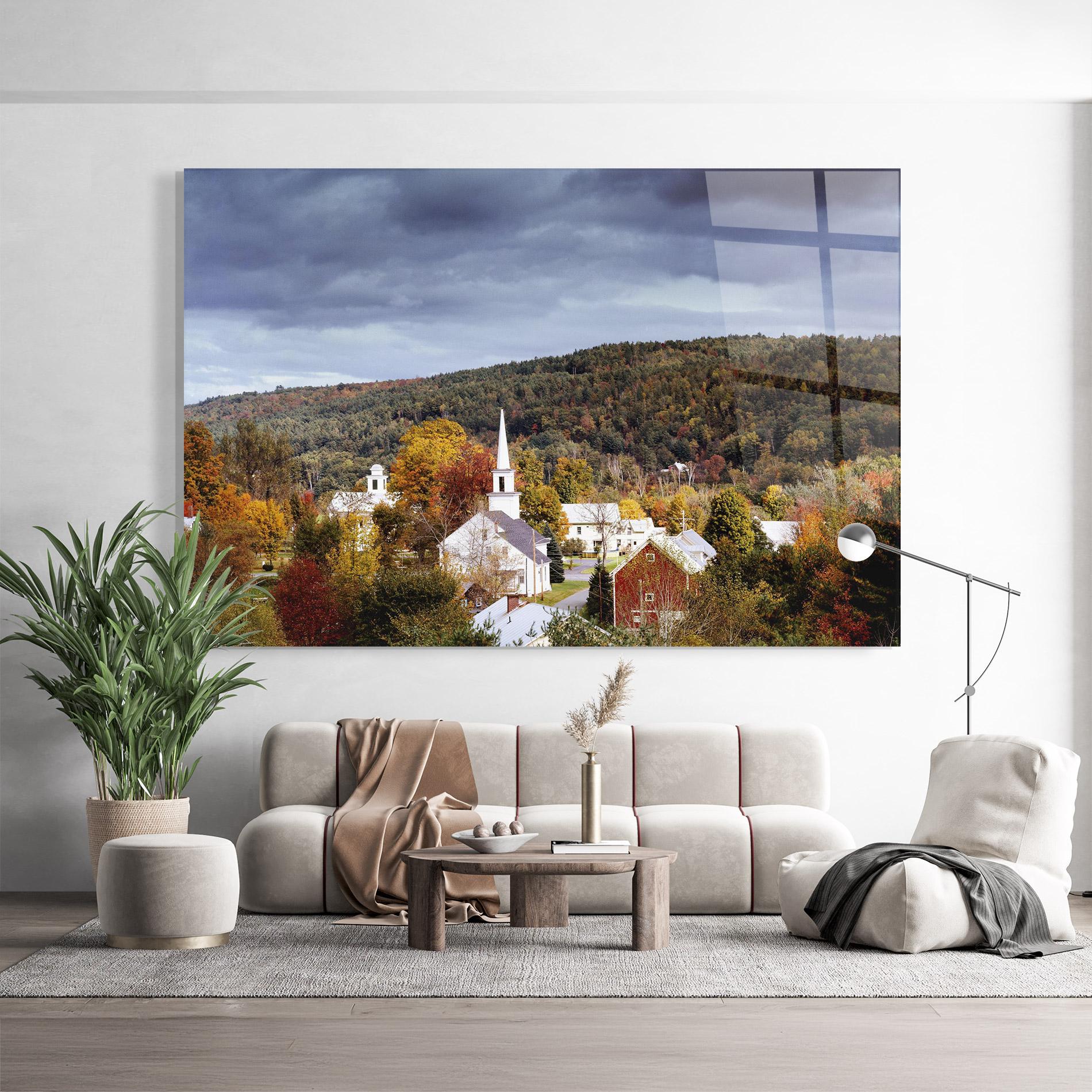 Glasbild Autumn Trees mockup 9