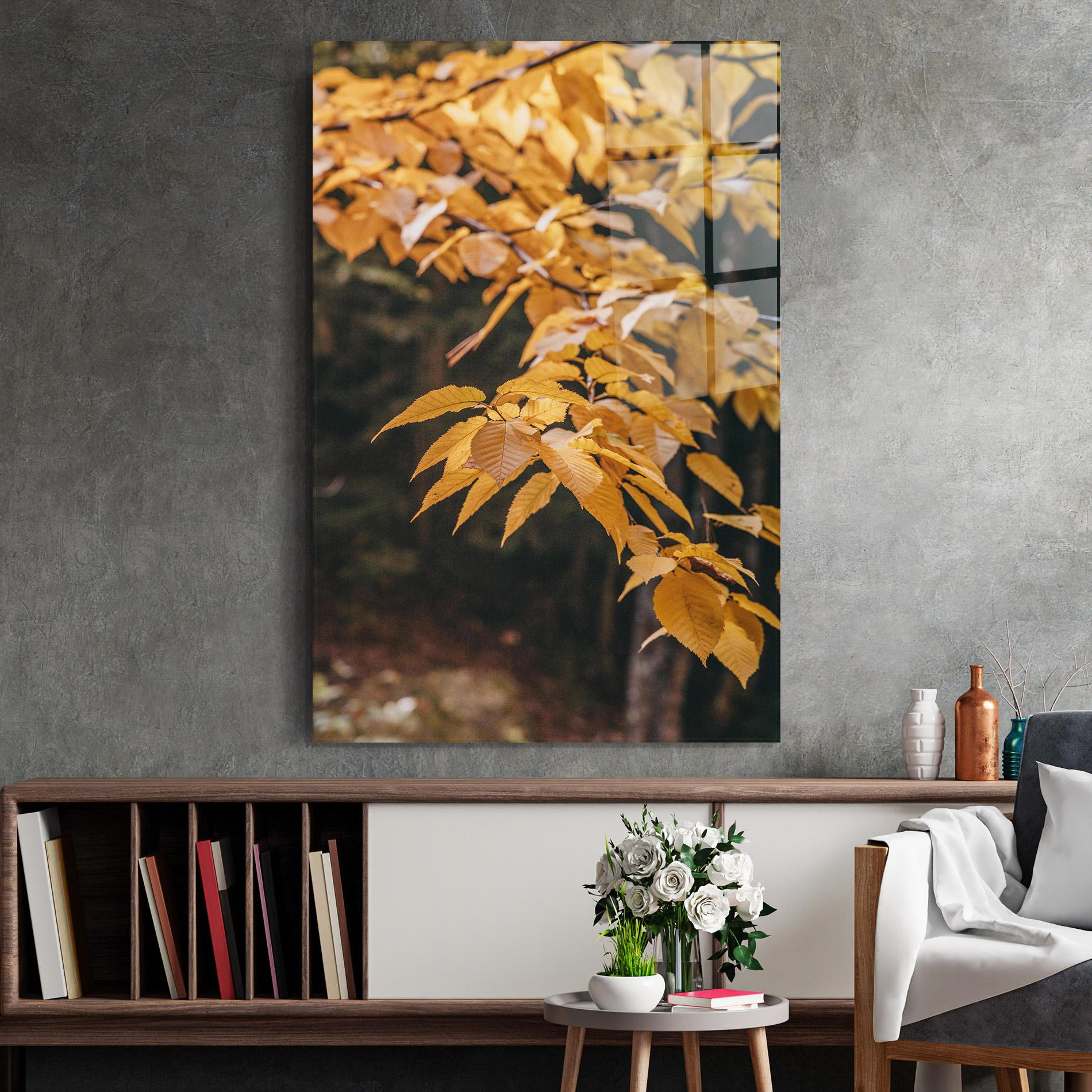 Glasbild Autumn Nature mockup 2
