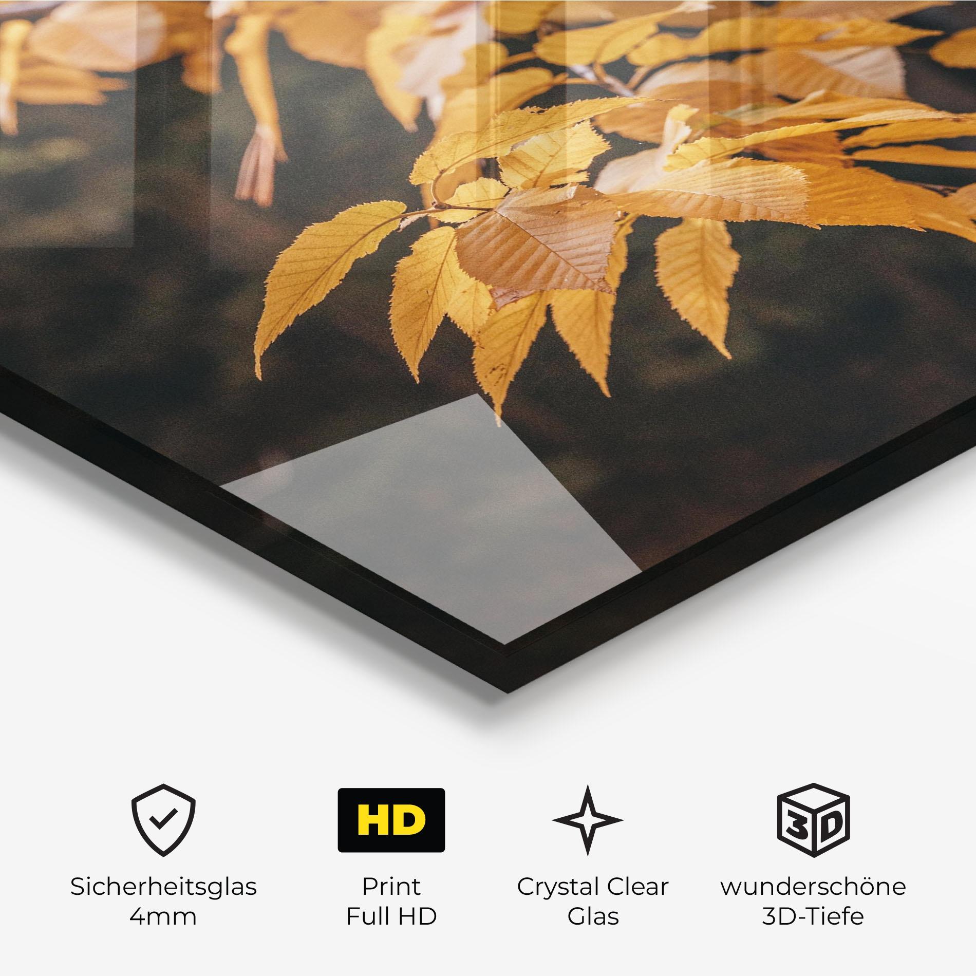 Glasbild Autumn Nature mockup 3