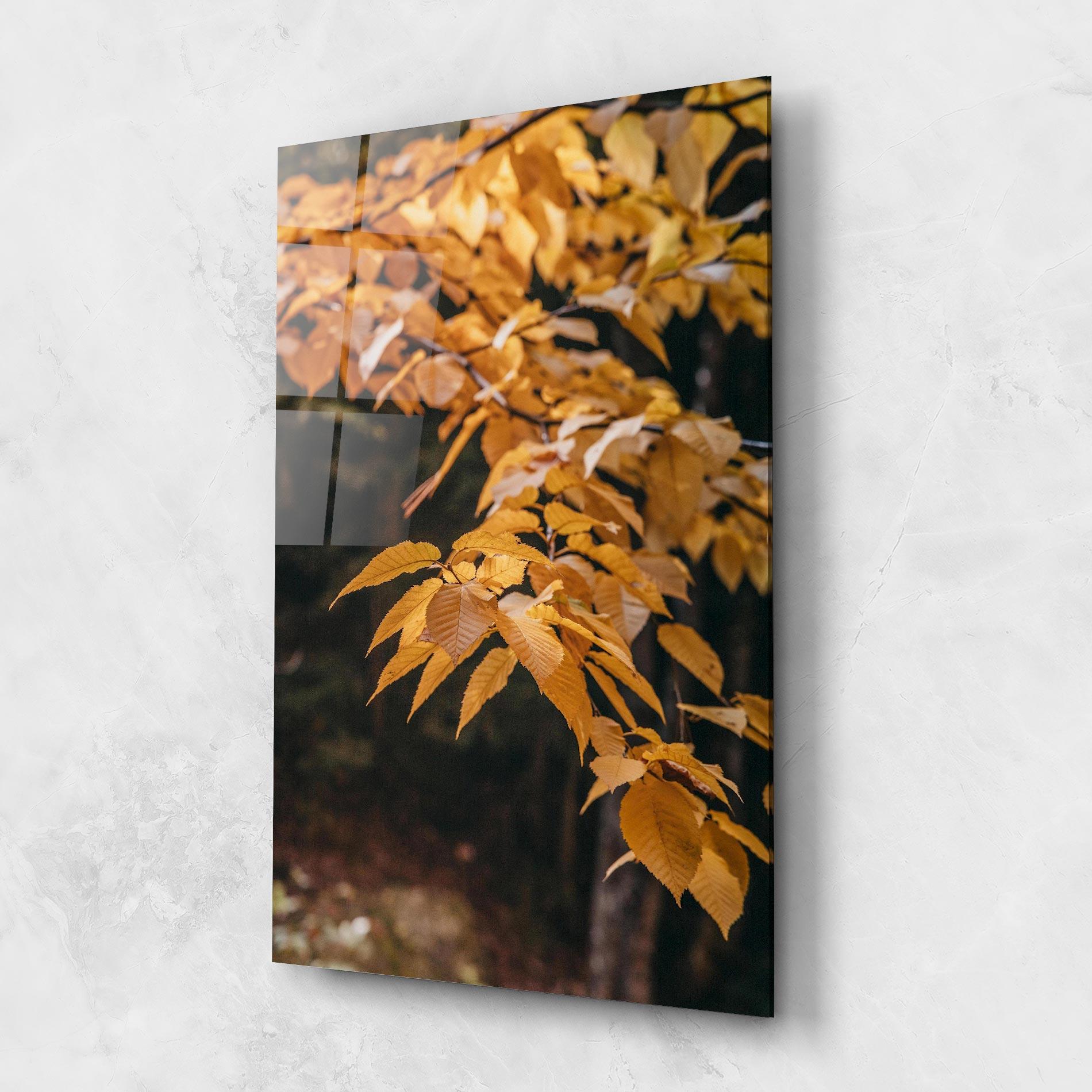 Glasbild Autumn Nature mockup 1
