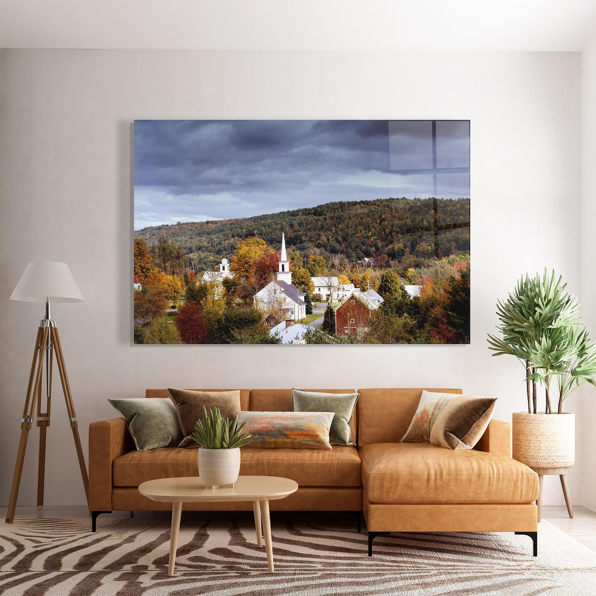 Glasbild Autumn Trees mockup 7