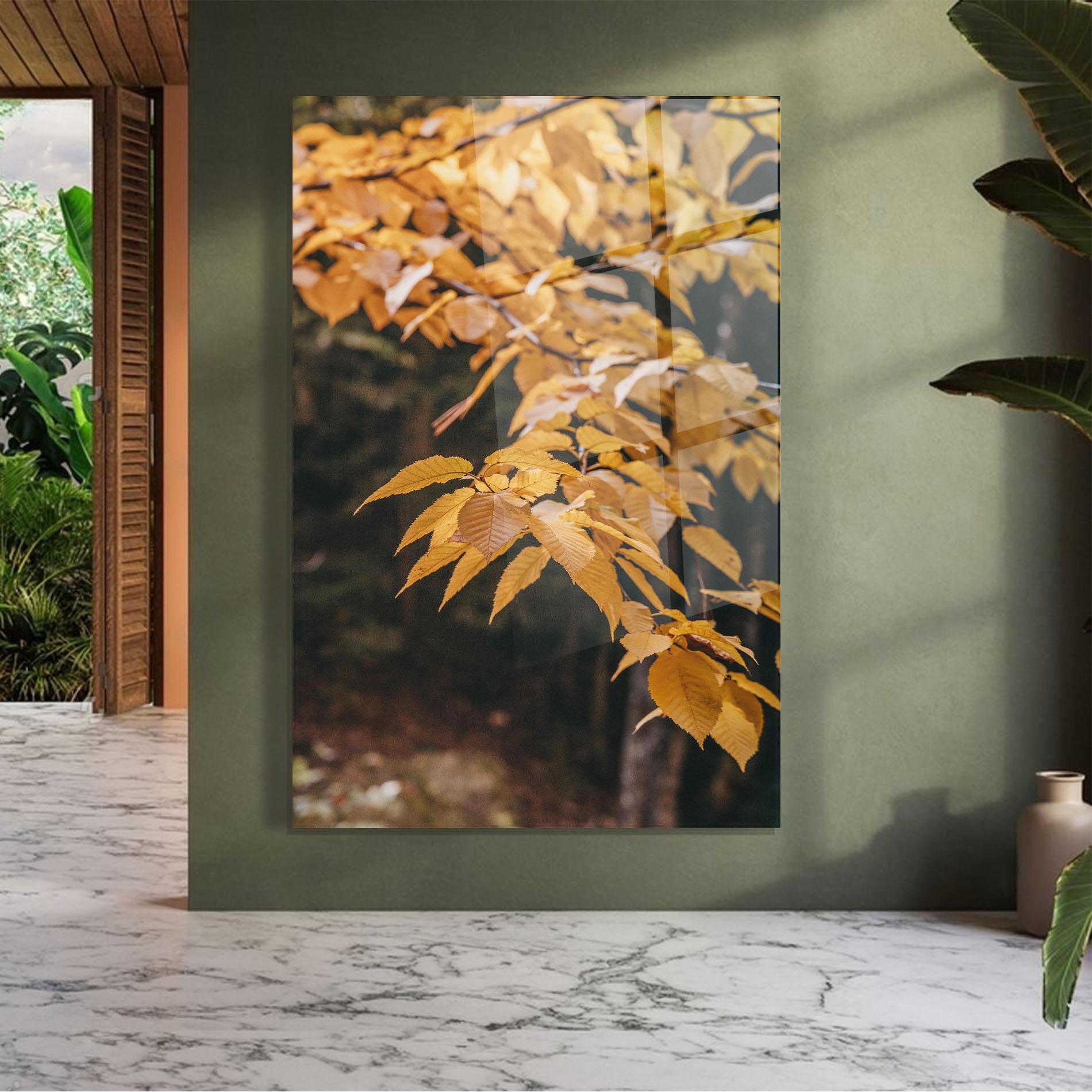 Glasbild Autumn Nature mockup 7