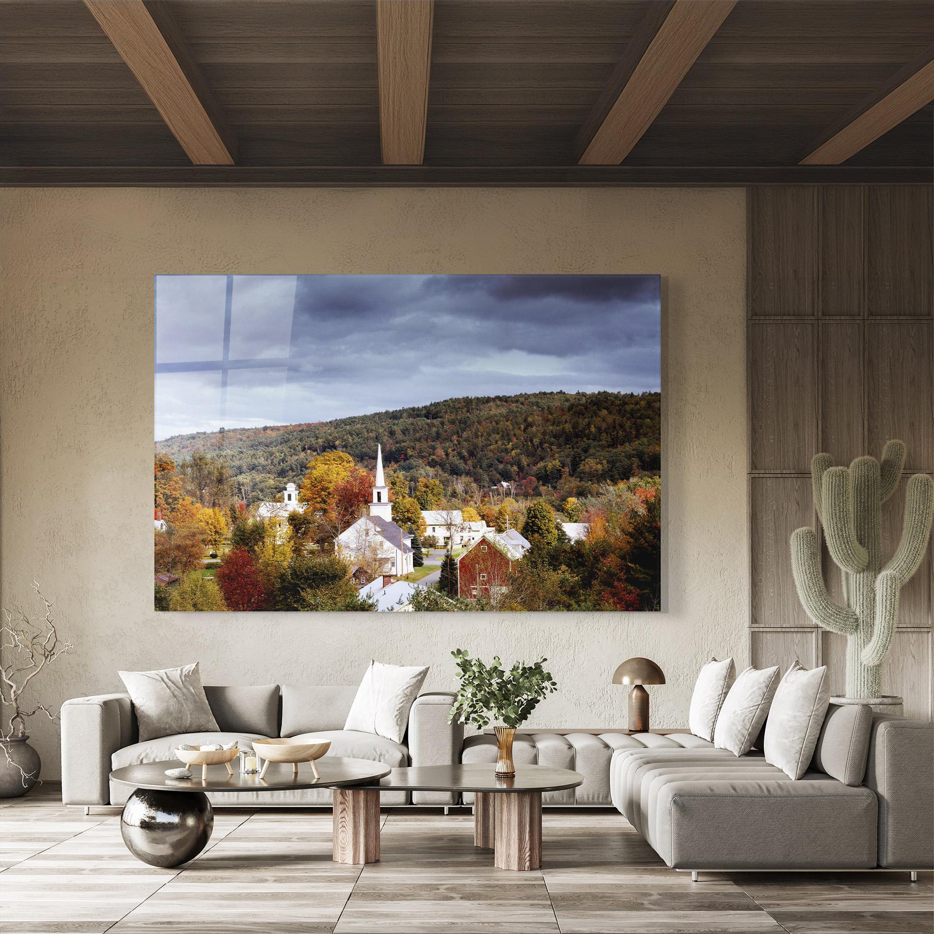 Glasbild Autumn Trees mockup 8