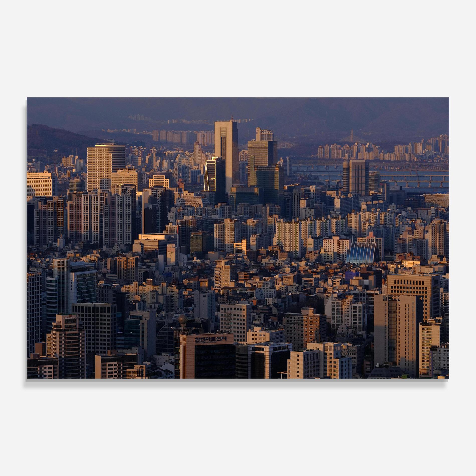 Glasbild Big City mockup 0