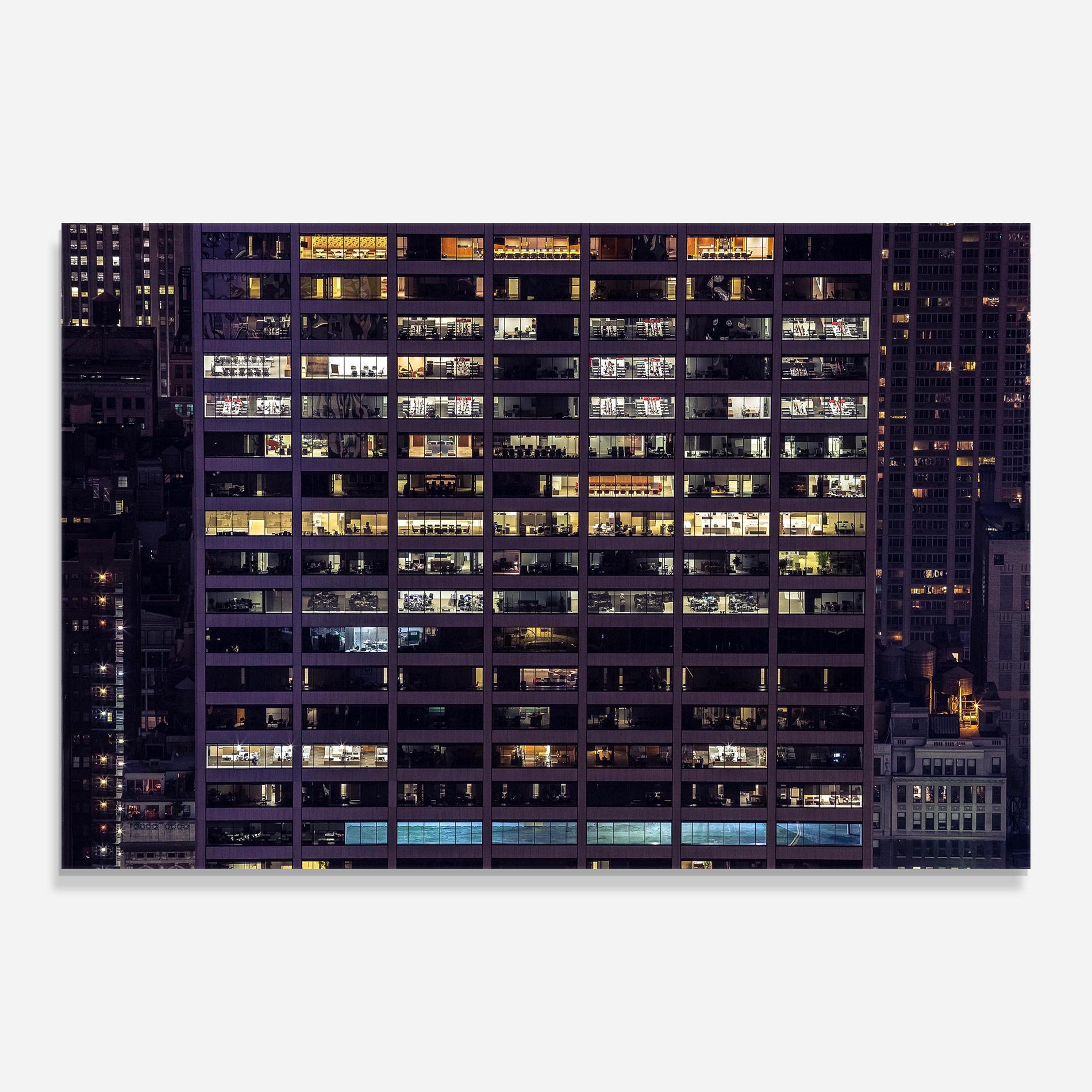 Glasbild Building Lights mockup 0