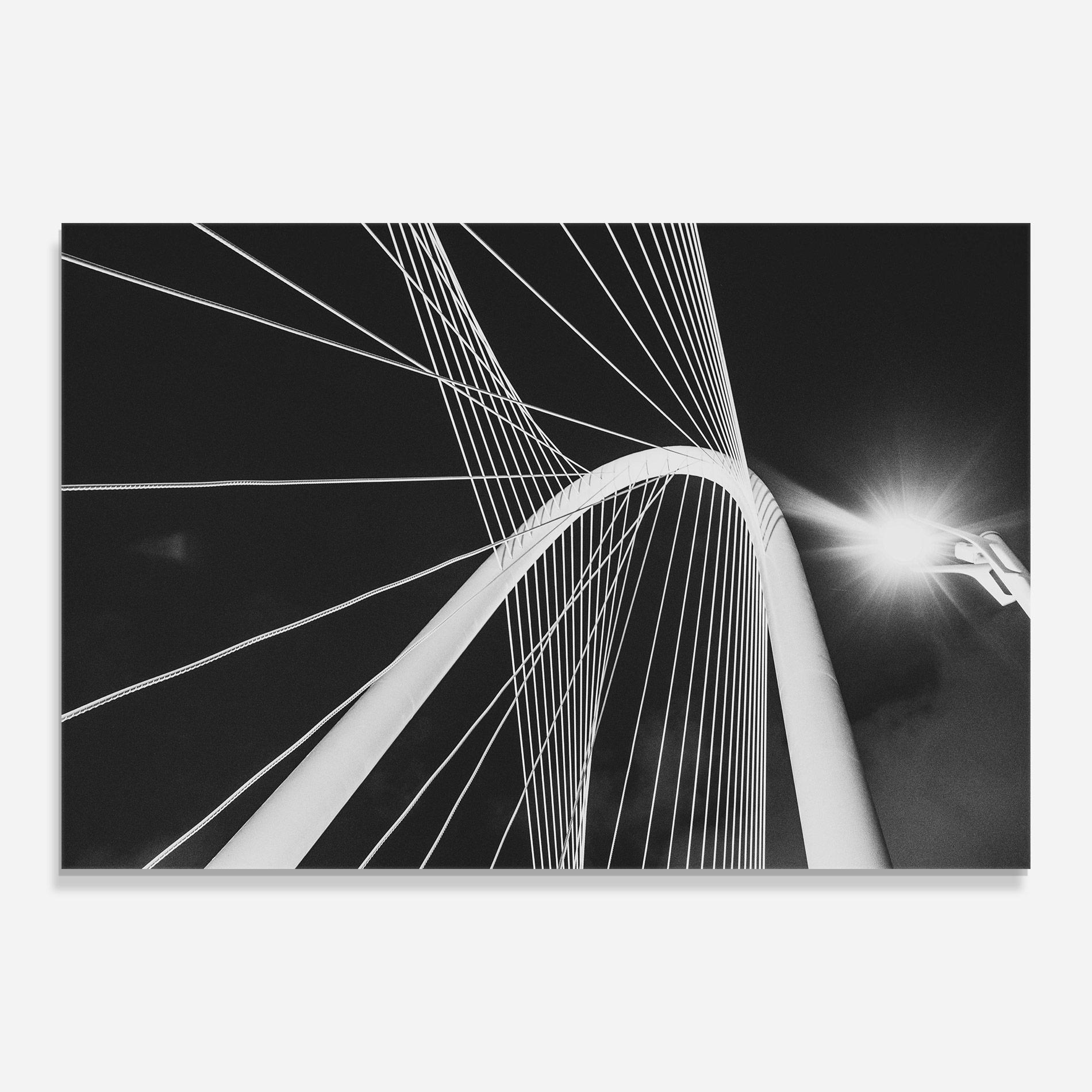 Glasbild White Glass Building mockup 0