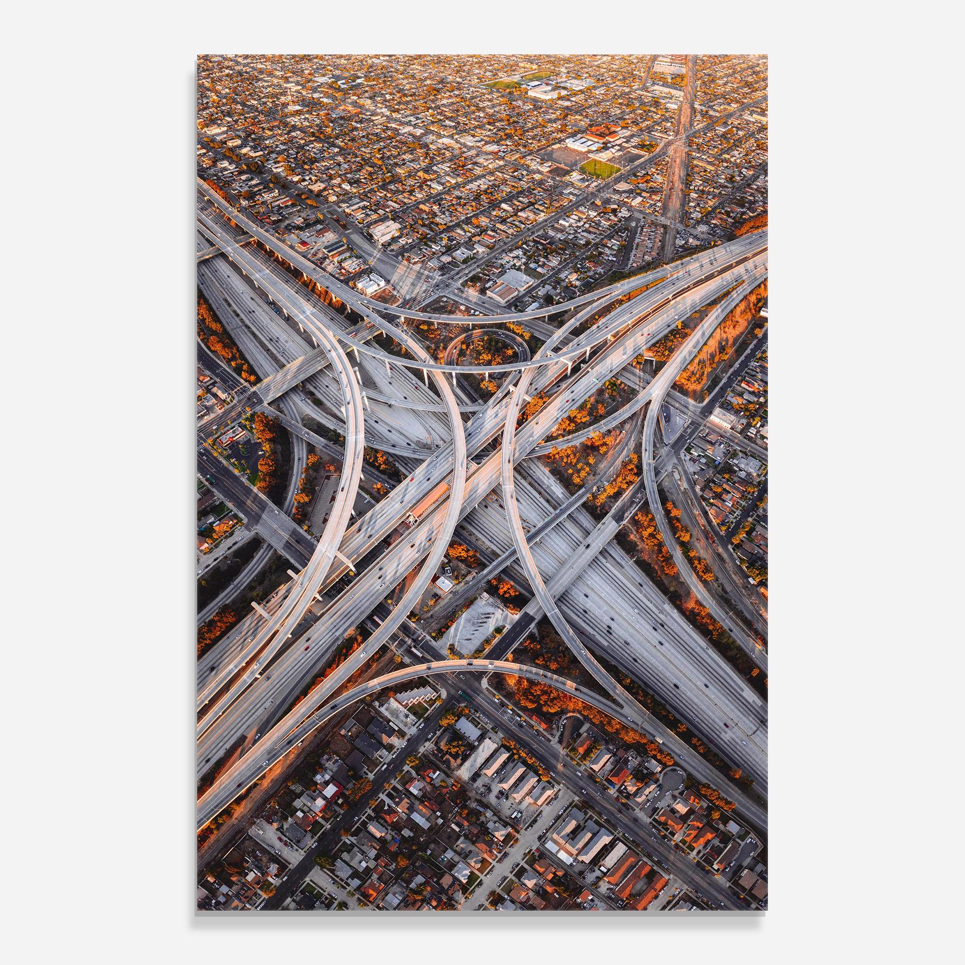 Glasbild Big Road City mockup 0