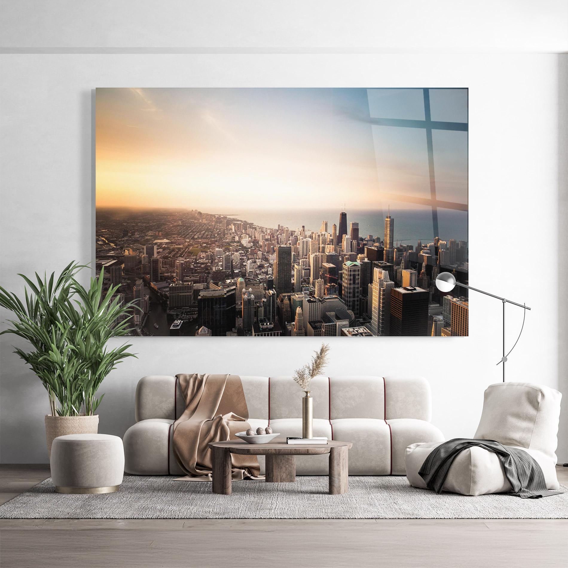 Glasbild City Buildings mockup 9