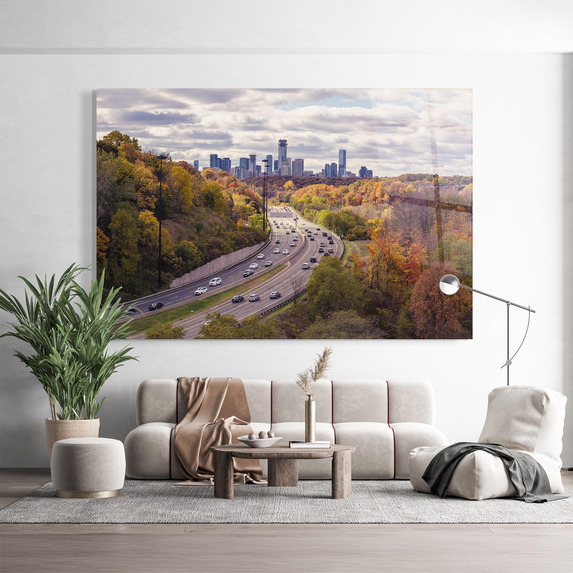 Glasbild City Road mockup 9