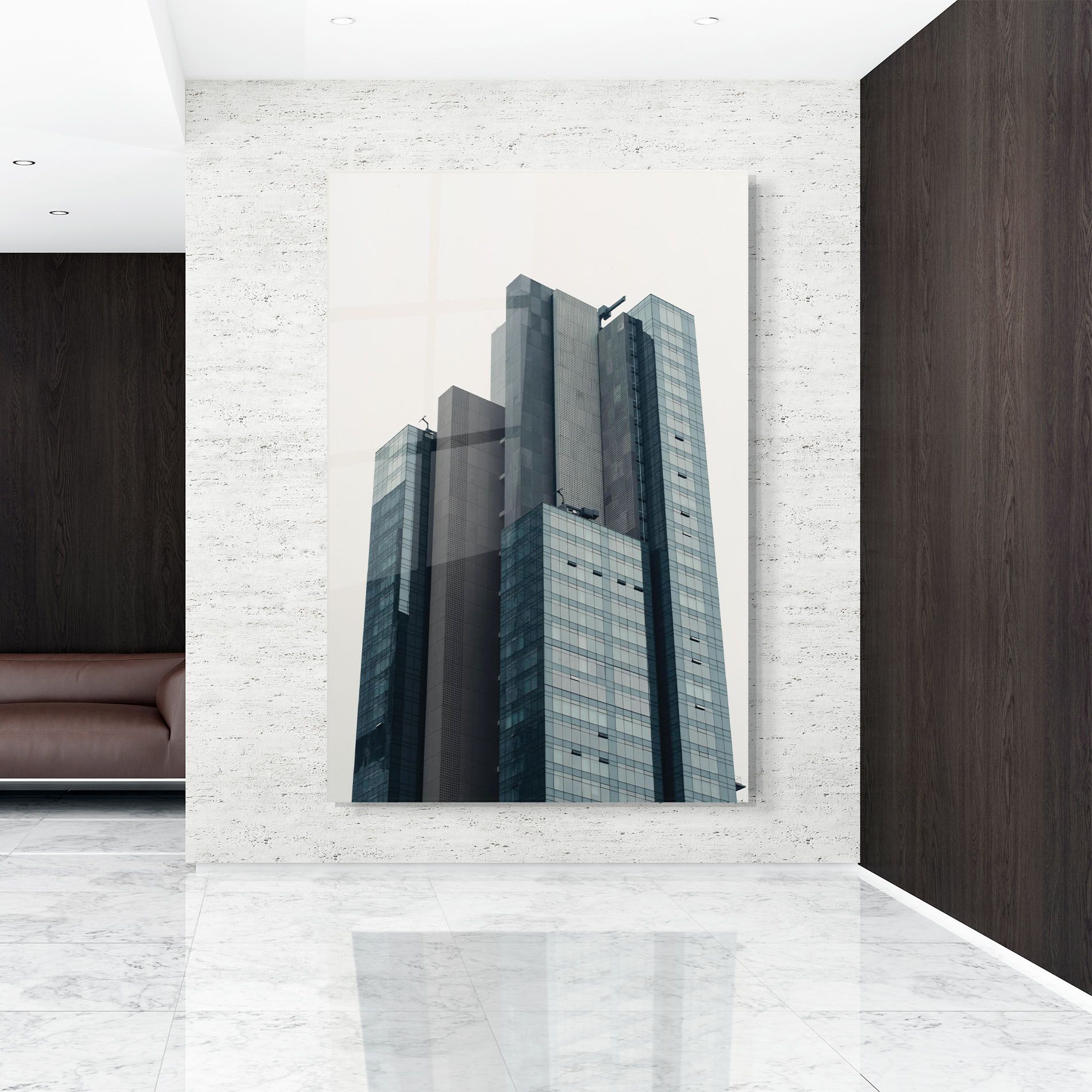 Blue High Building mockup 9
