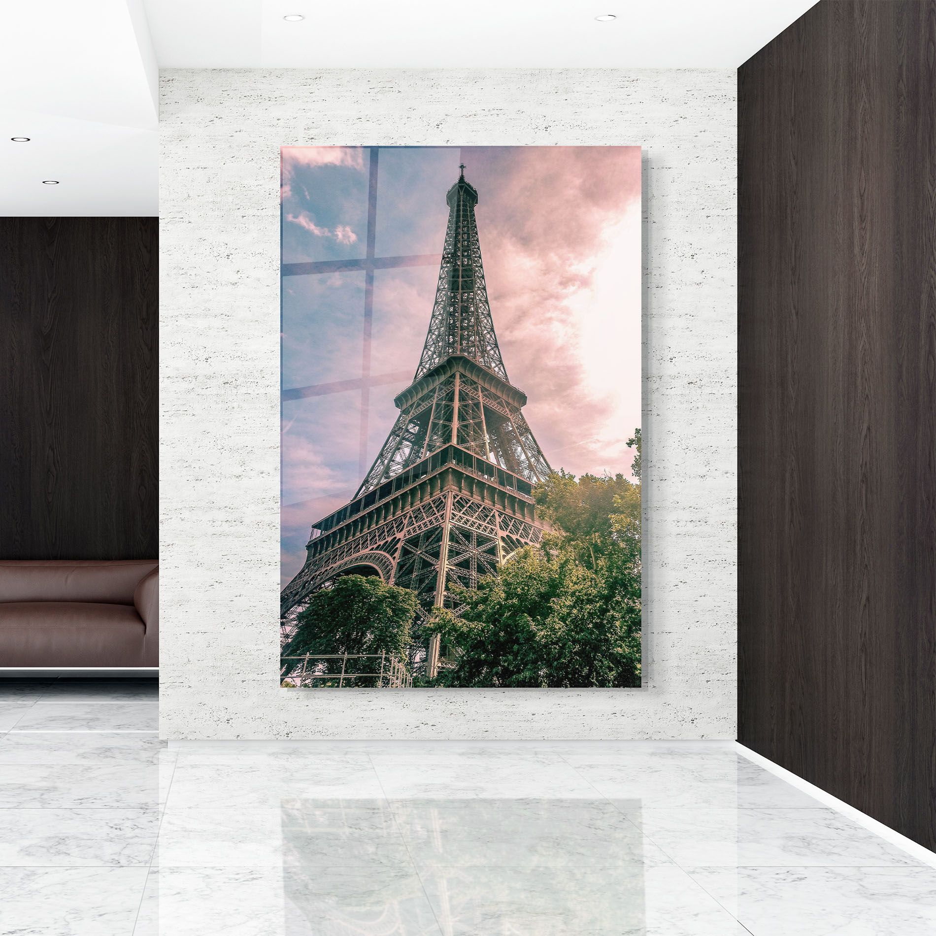Eiffel Under Pink Sky mockup 9