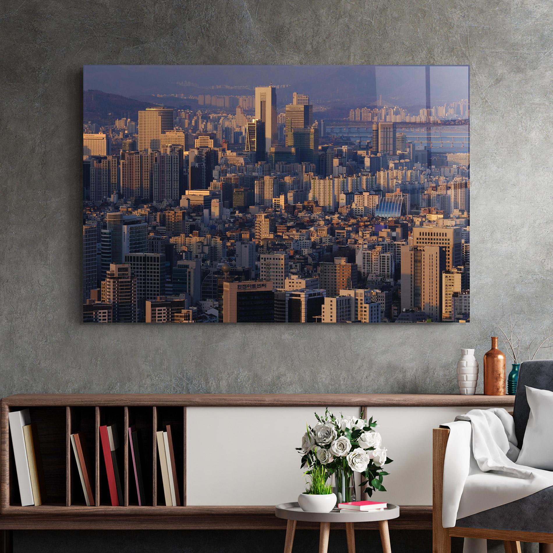 Glasbild Big City mockup 2