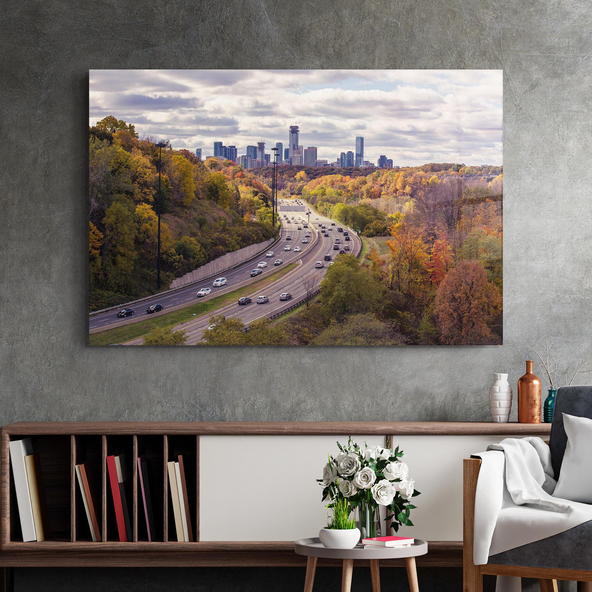 Glasbild City Road mockup 2