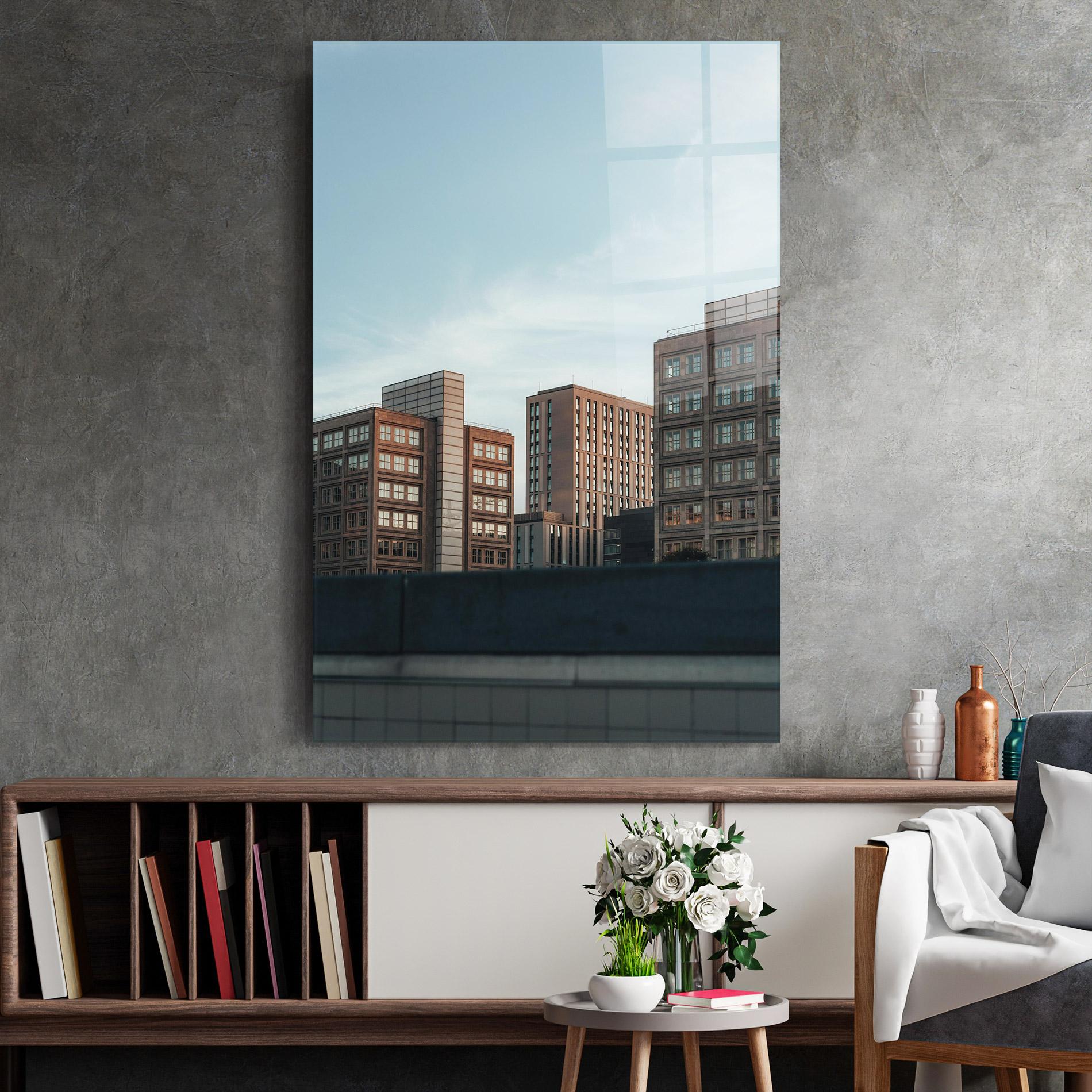 Glasbild Daylight Building mockup 2