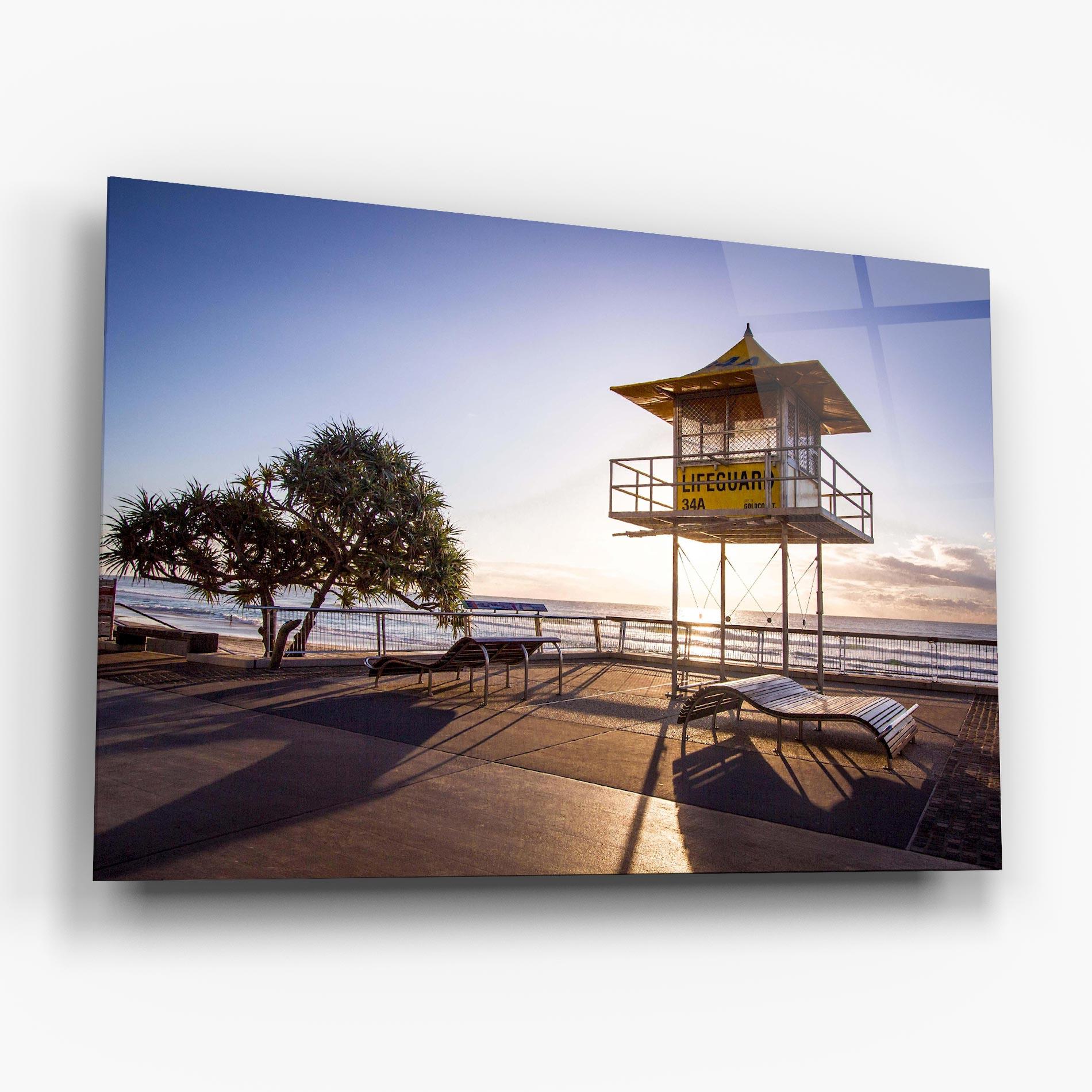 Glasbild Sunny Building Day mockup 6