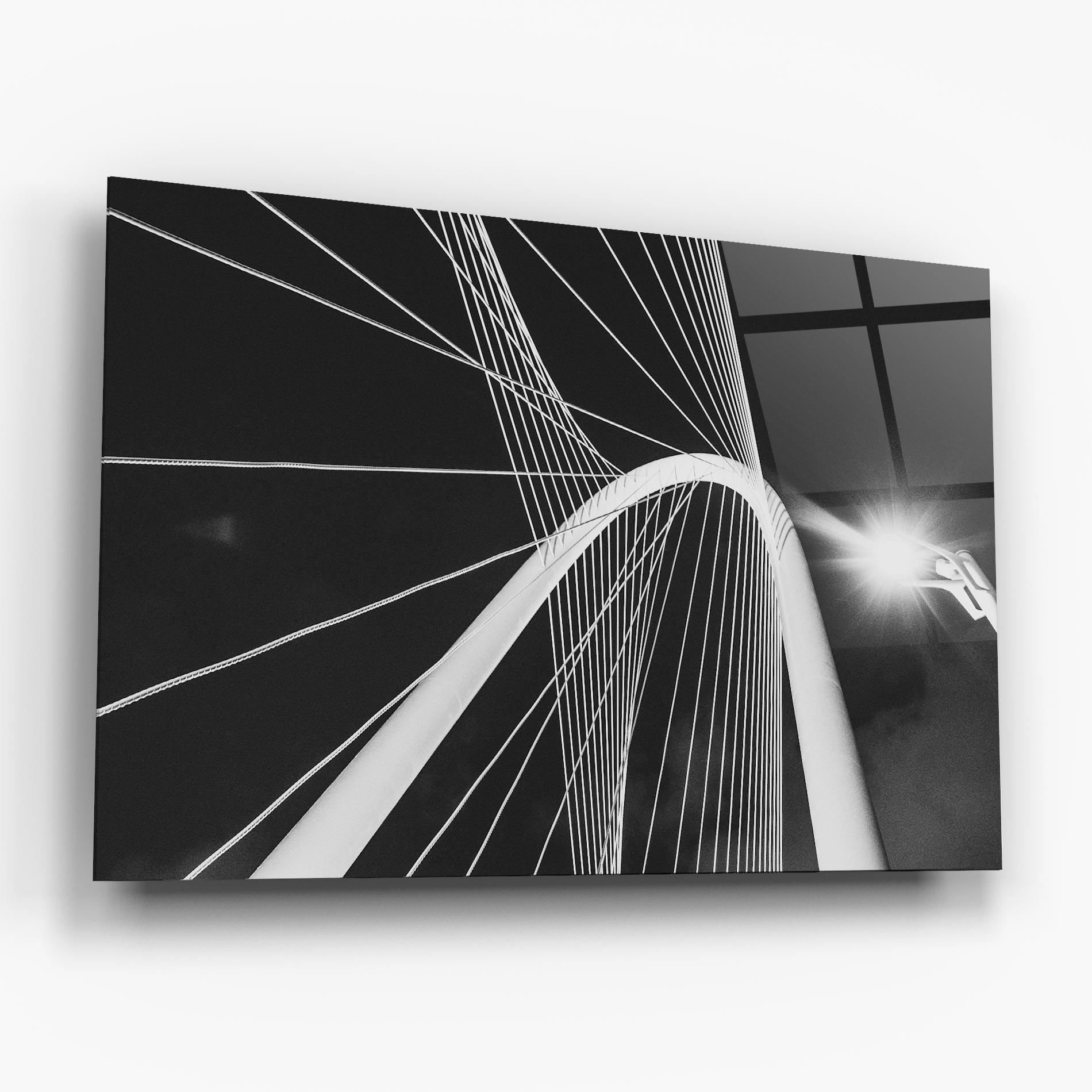 Glasbild White Glass Building mockup 6