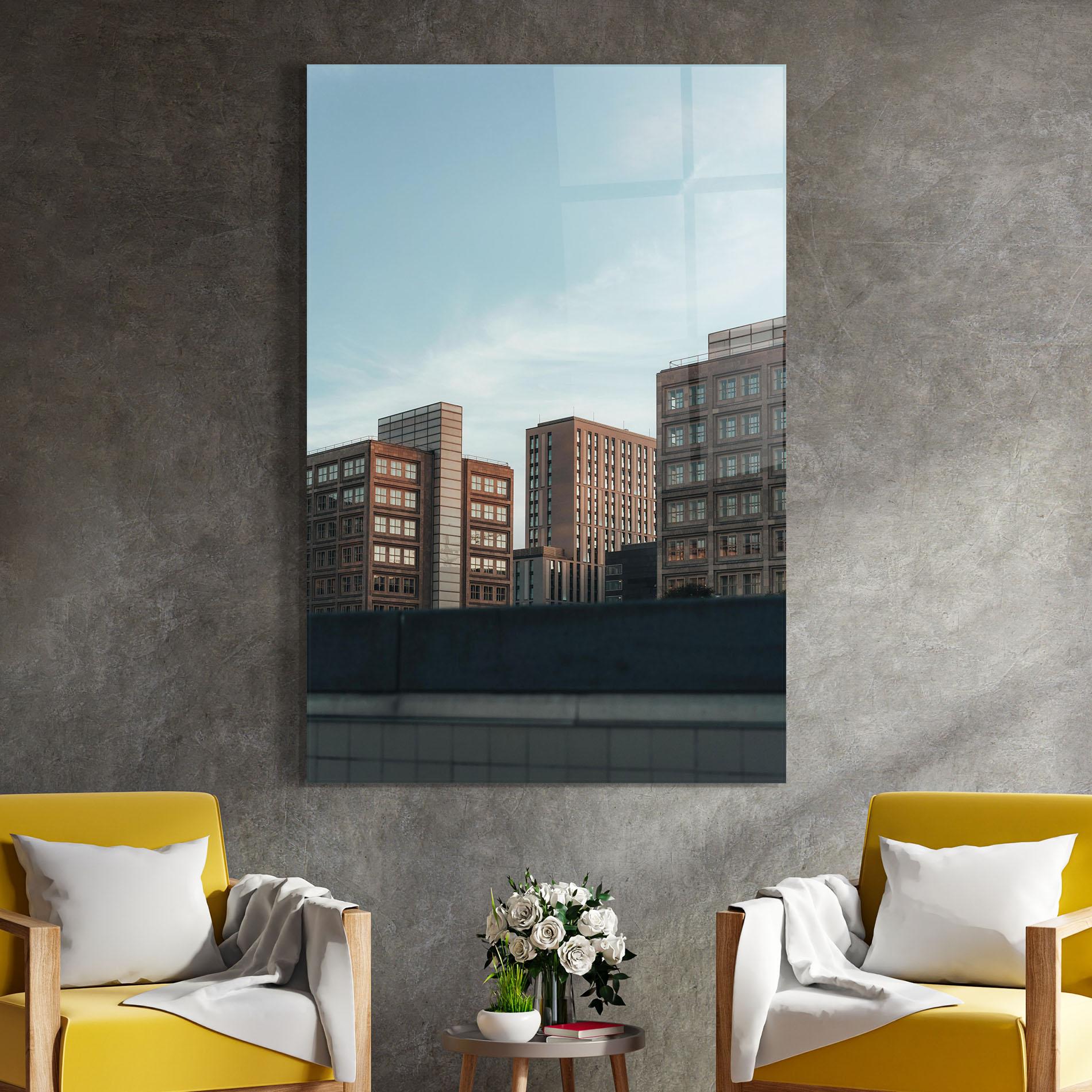 Glasbild Daylight Building mockup 4