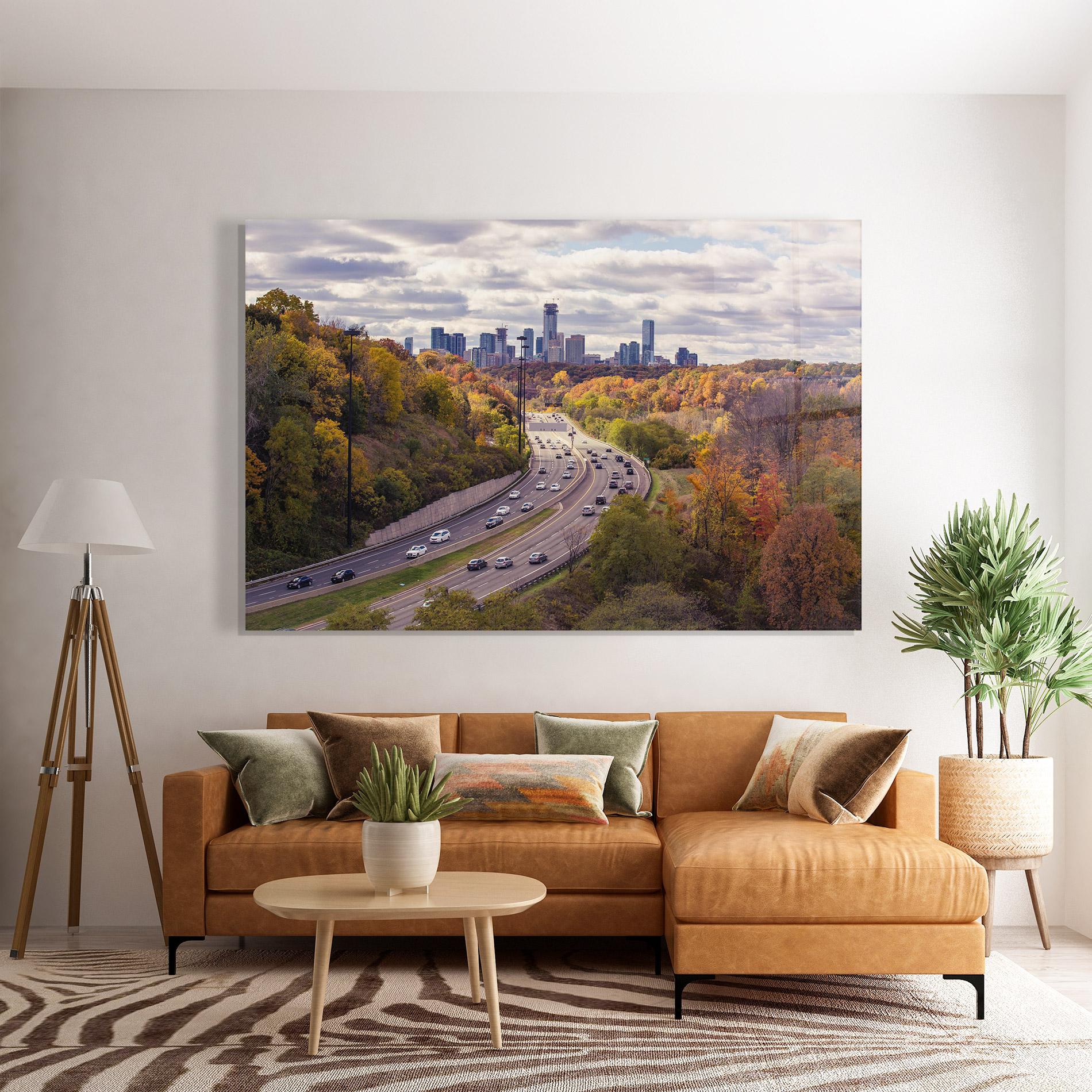 Glasbild City Road mockup 7