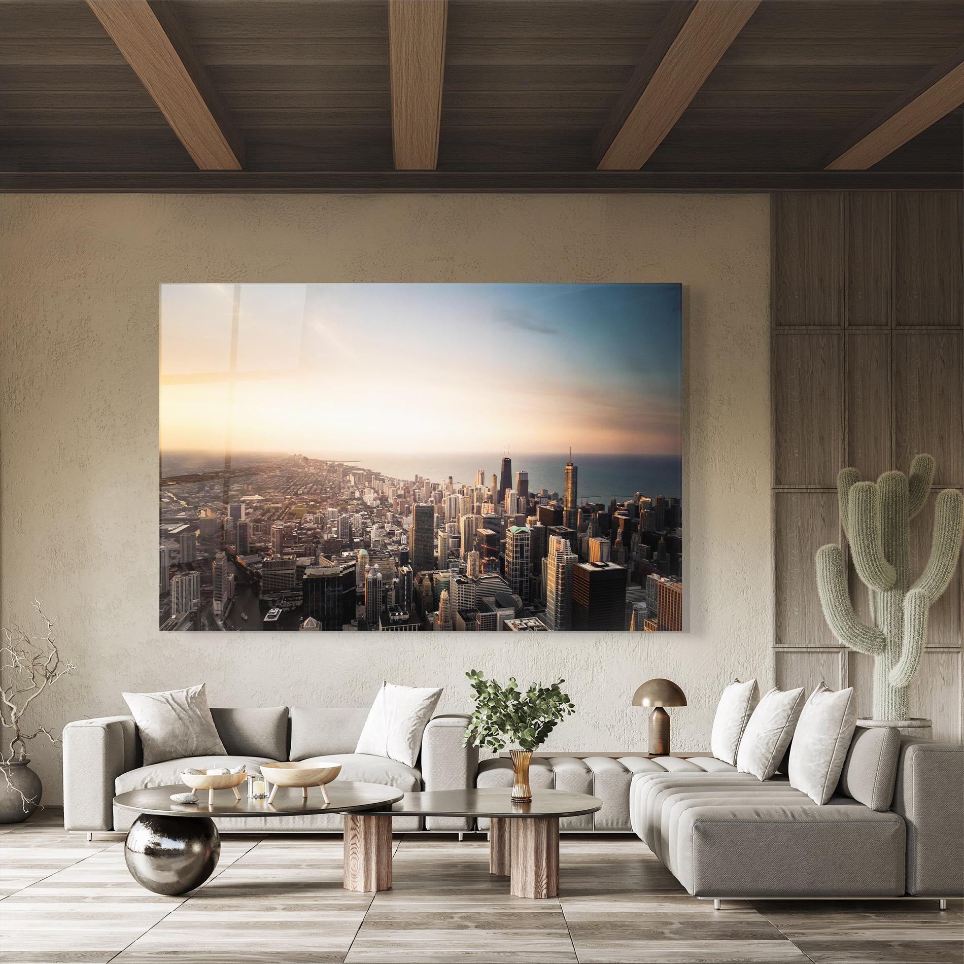 Glasbild City Buildings mockup 8