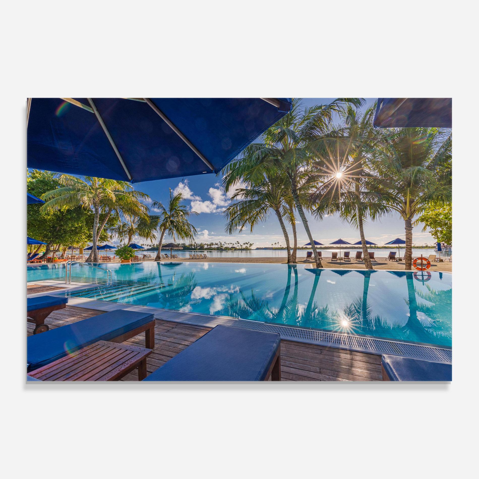 Glasbild Fantastic Summer Mood mockup 0