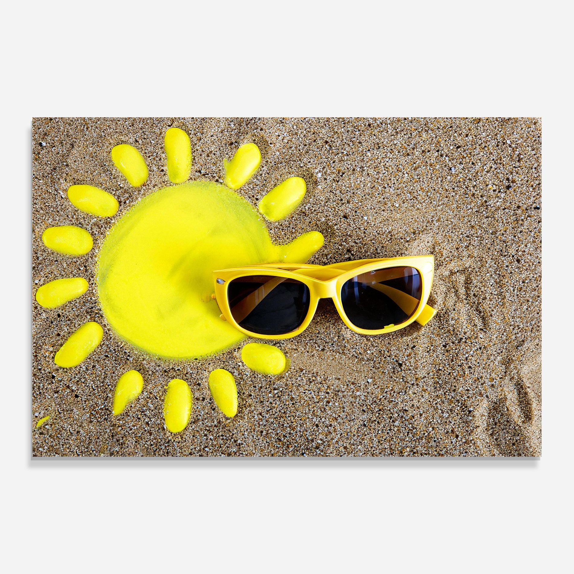 Yellow Summer Glasses mockup 0
