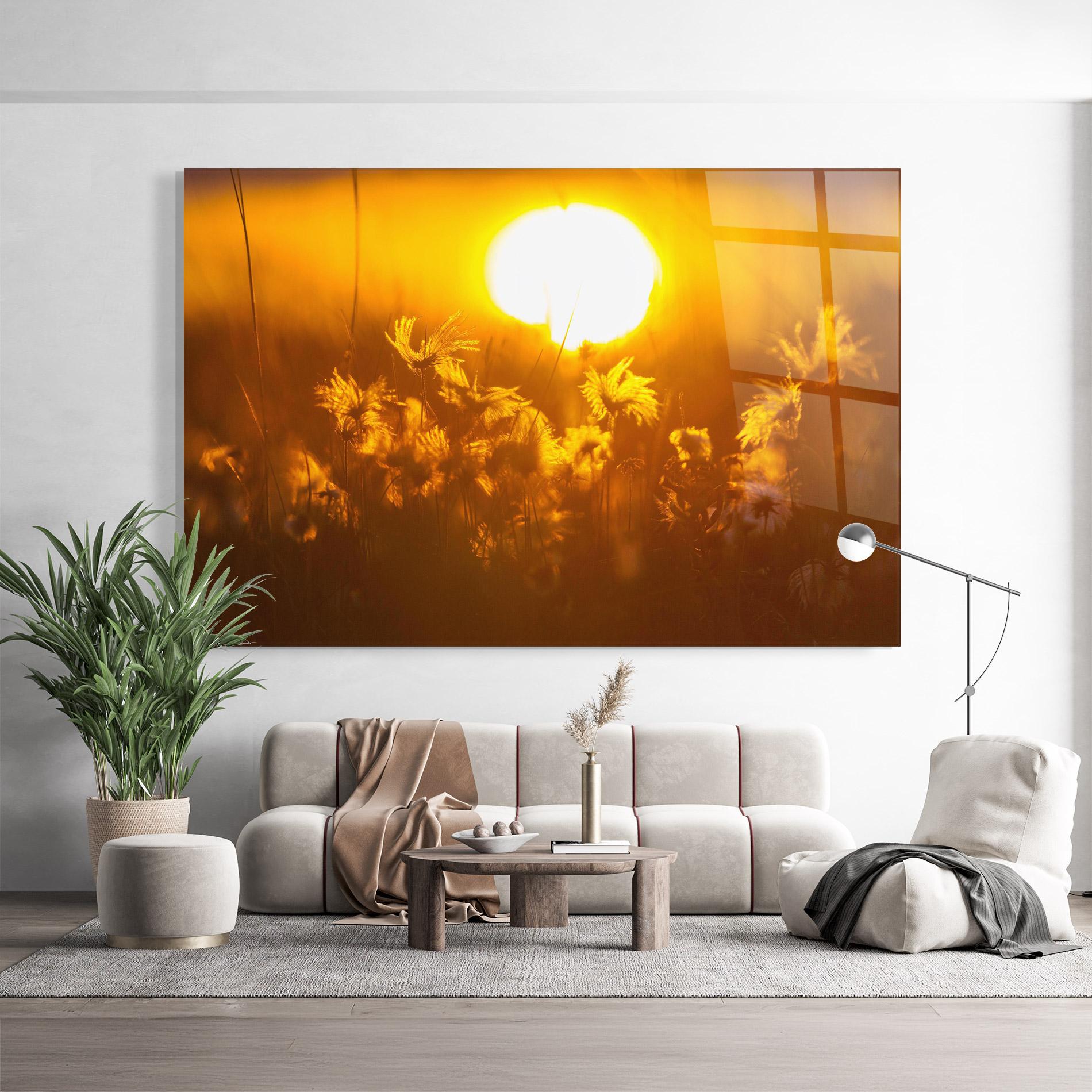 Glasbild Wildflowers mockup 9