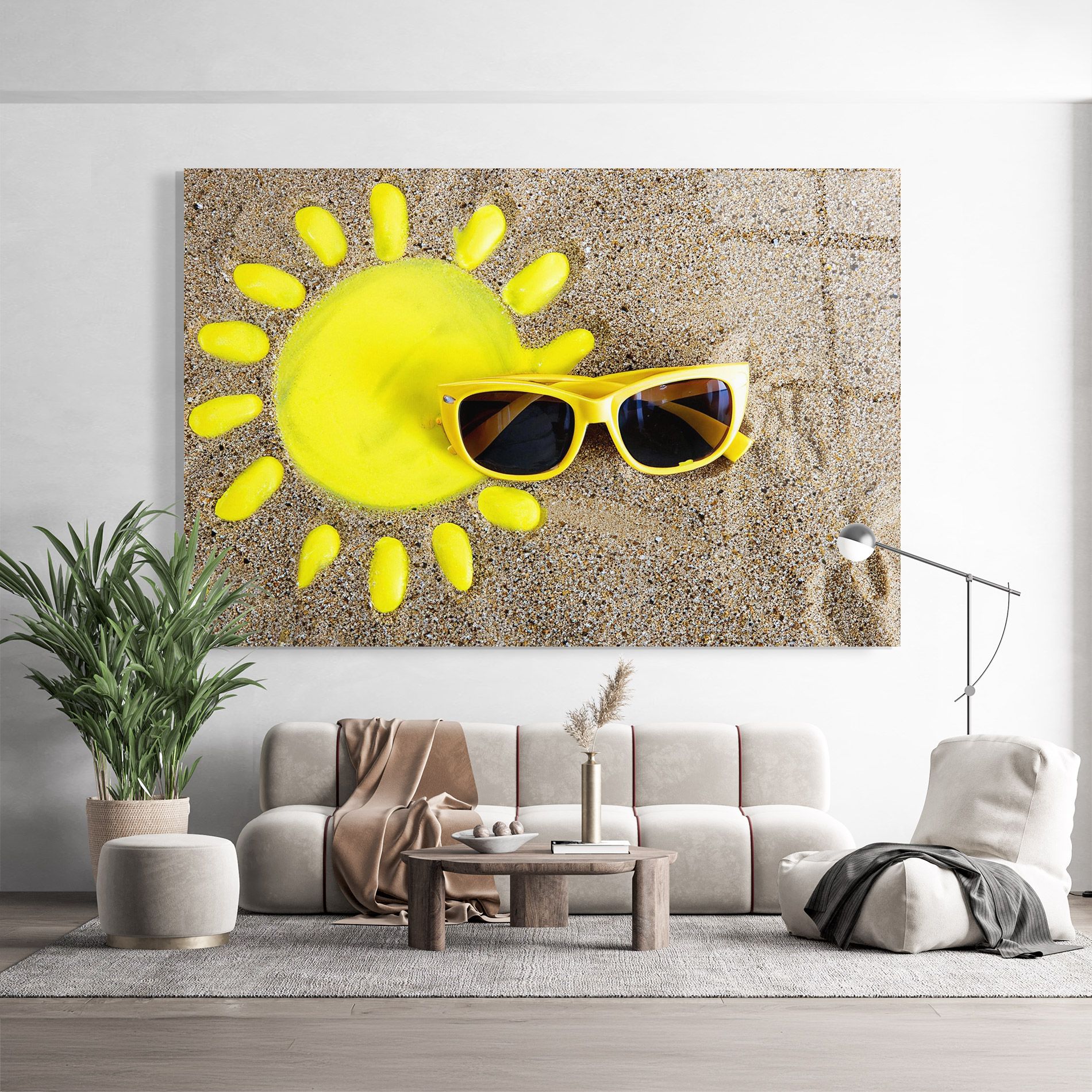Yellow Summer Glasses mockup 9