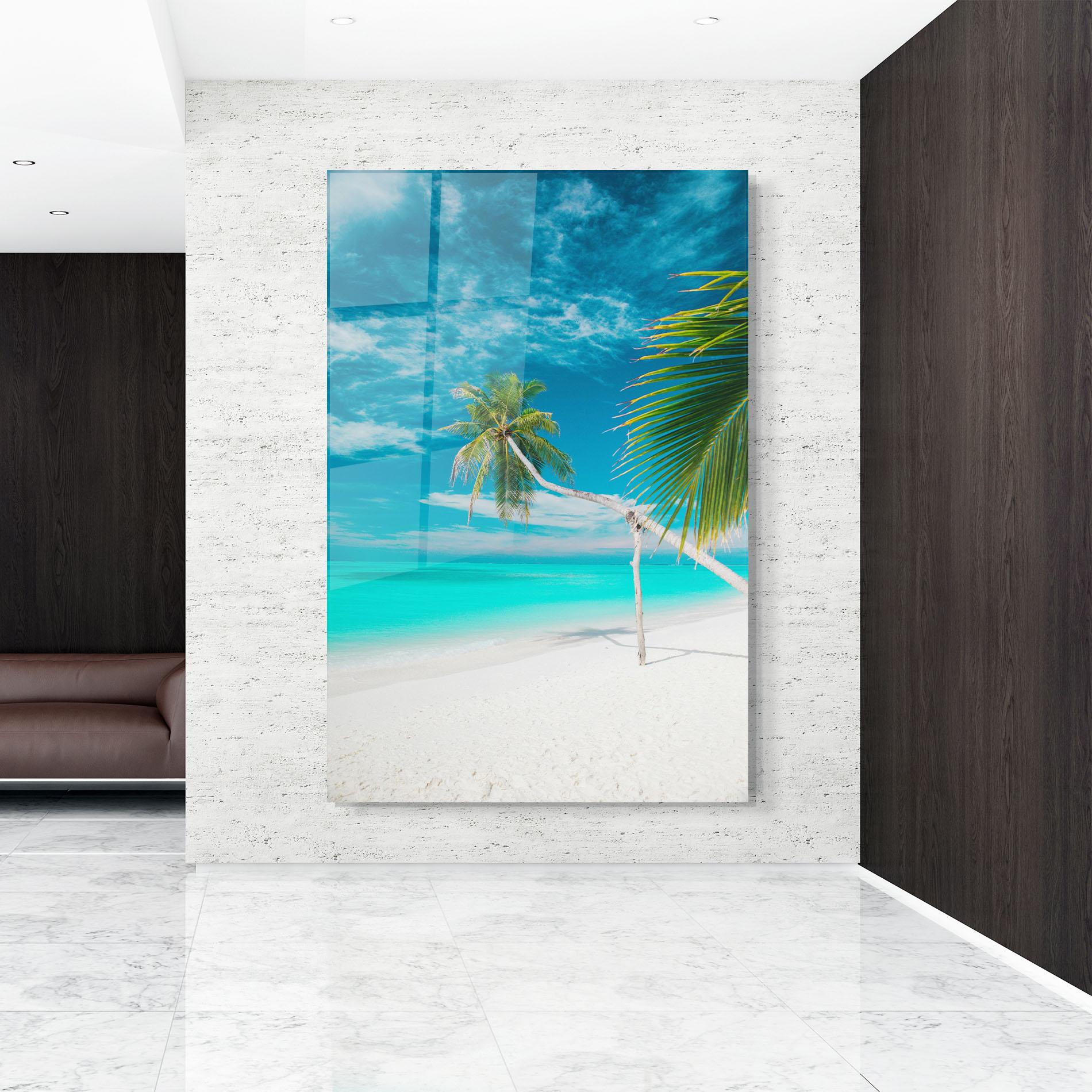 Glasbild Day Palm mockup 9