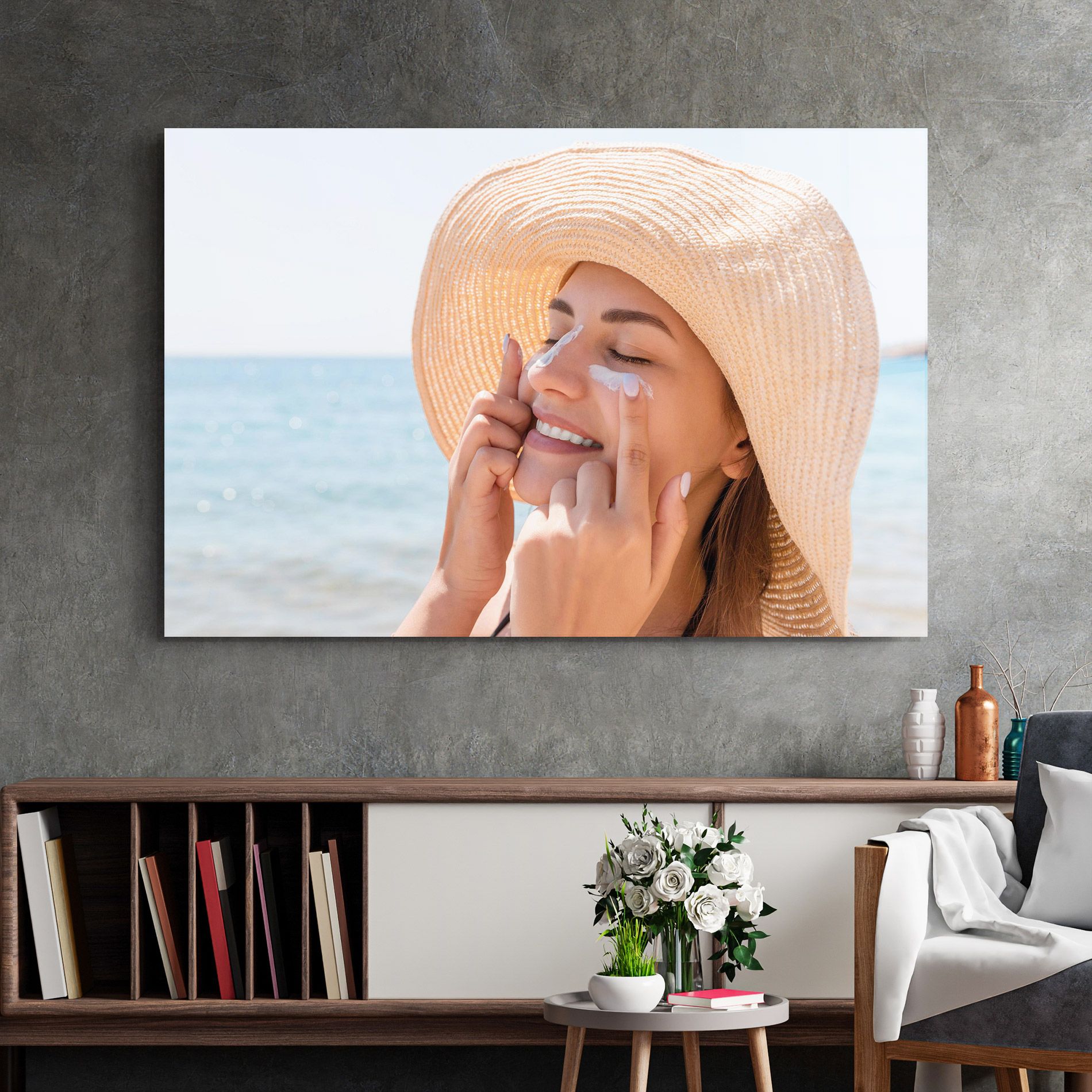 Smiling Woman mockup 2