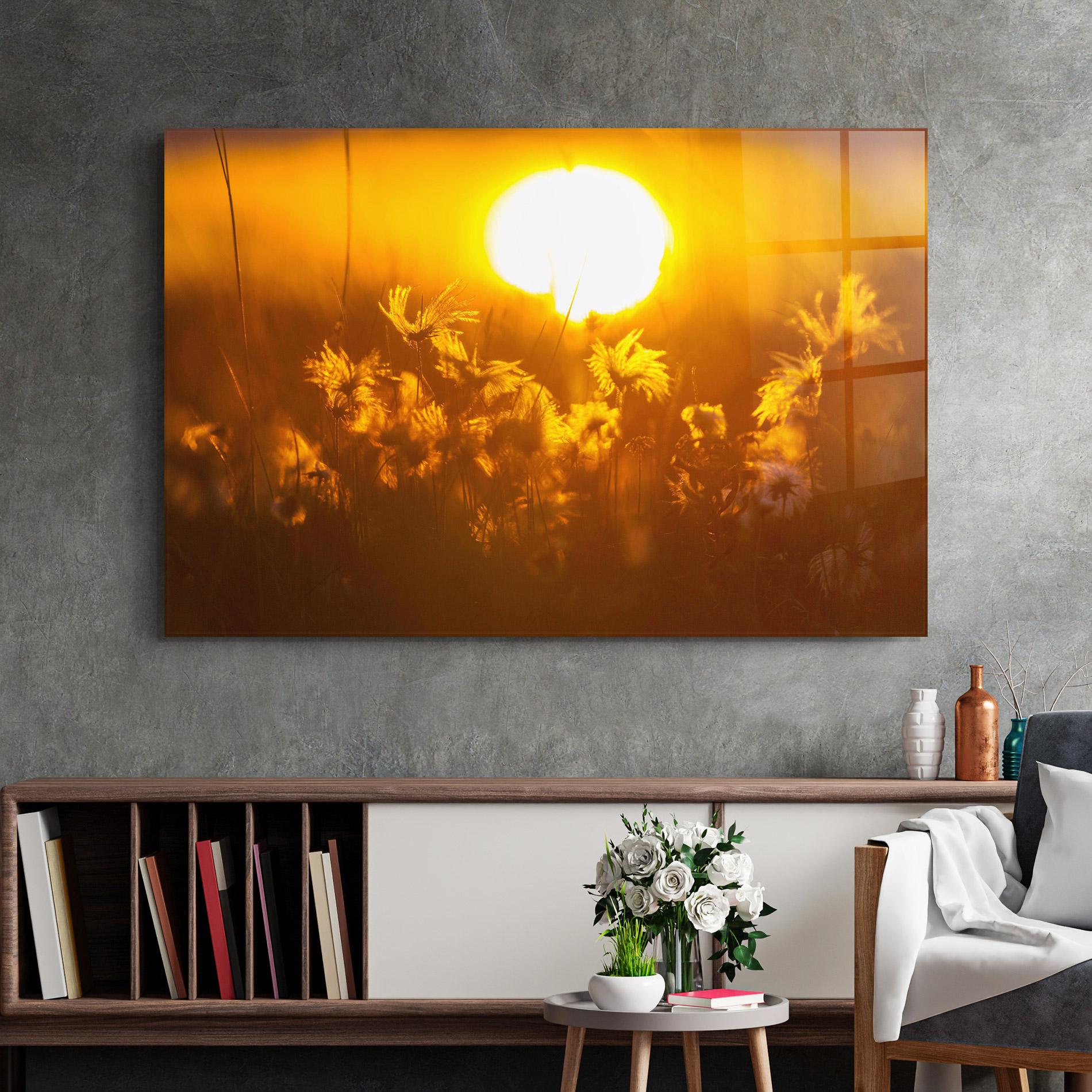 Glasbild Wildflowers mockup 2