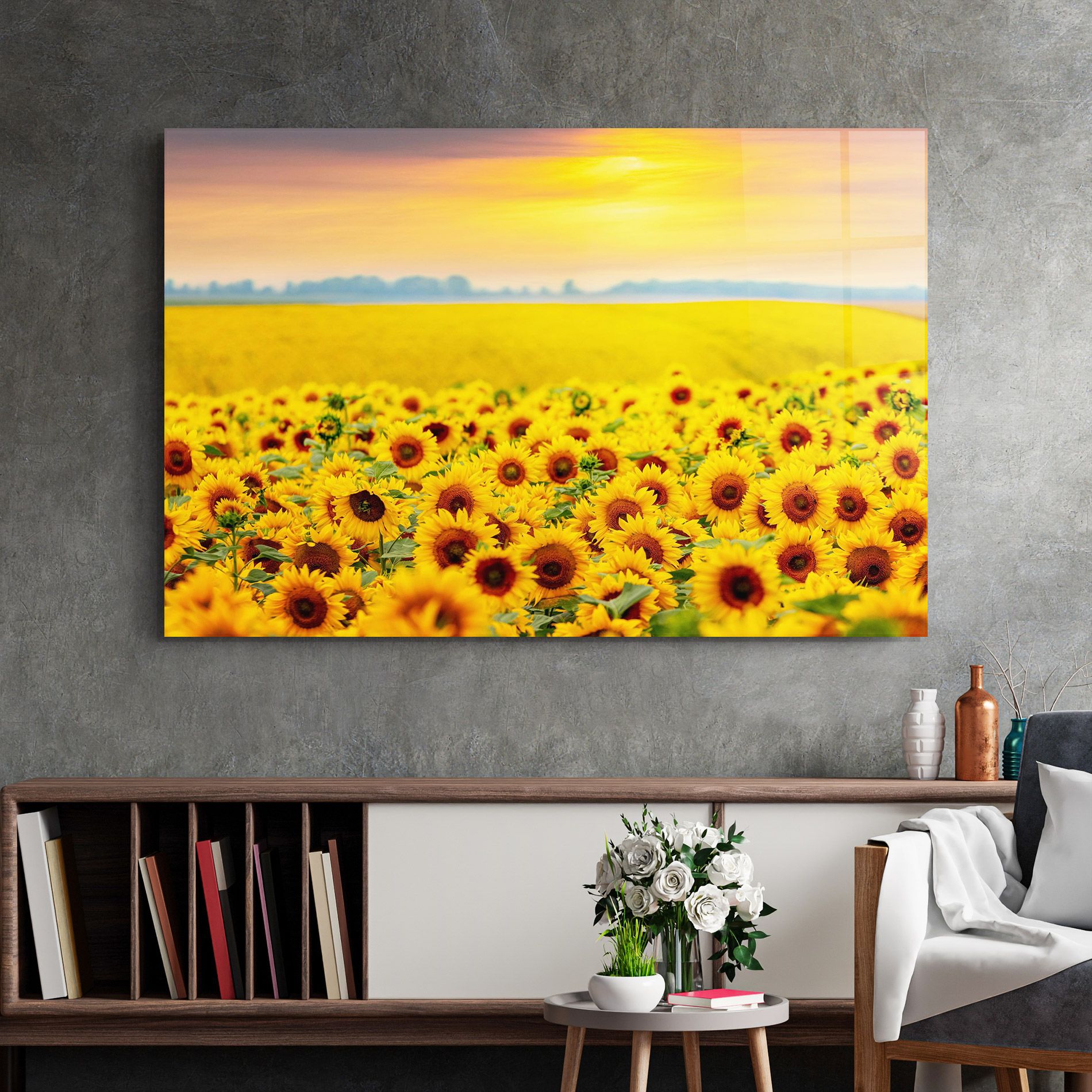 Yellow Sunflowers mockup 2