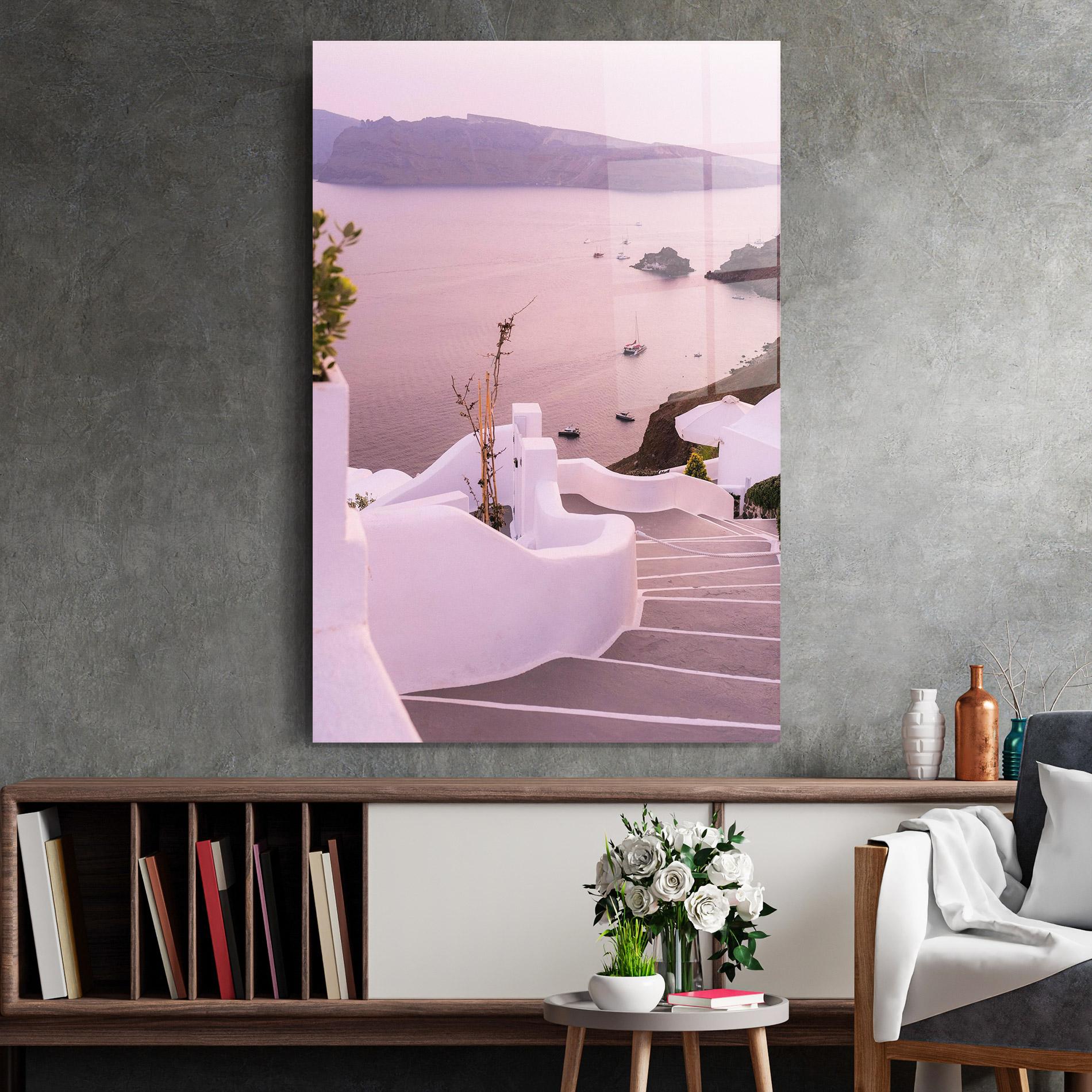 Glasbild Grece Strairs mockup 2