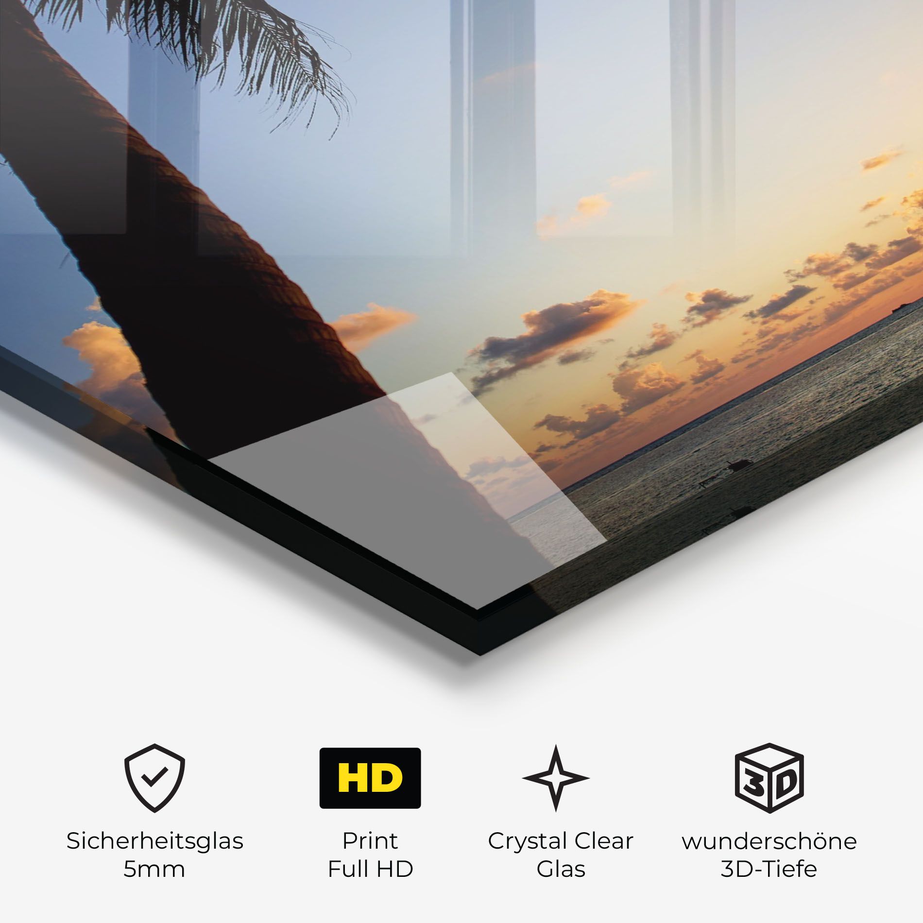 Palm Tree Silhouette mockup 3