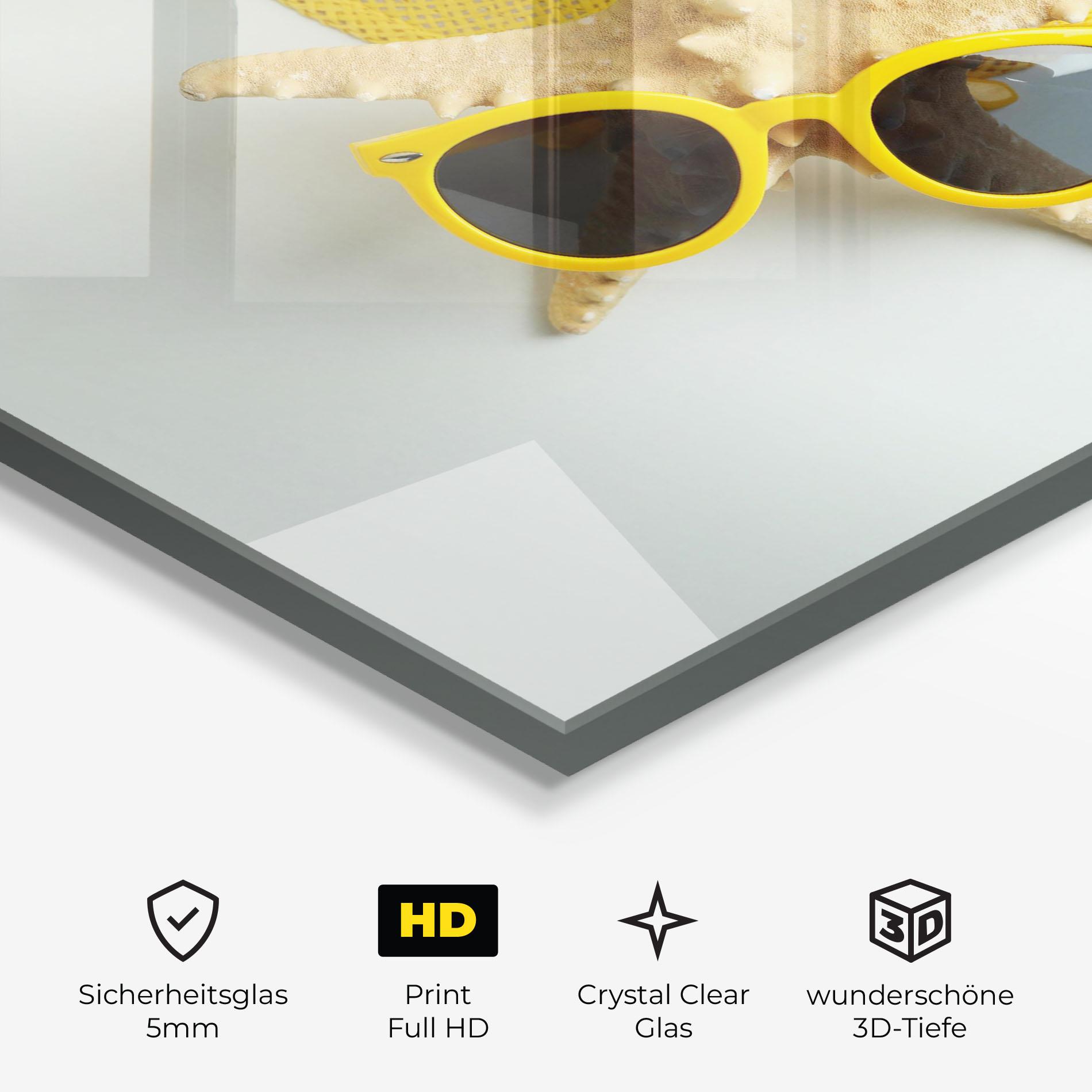 Glasbild Seastar Sunglasses mockup 3